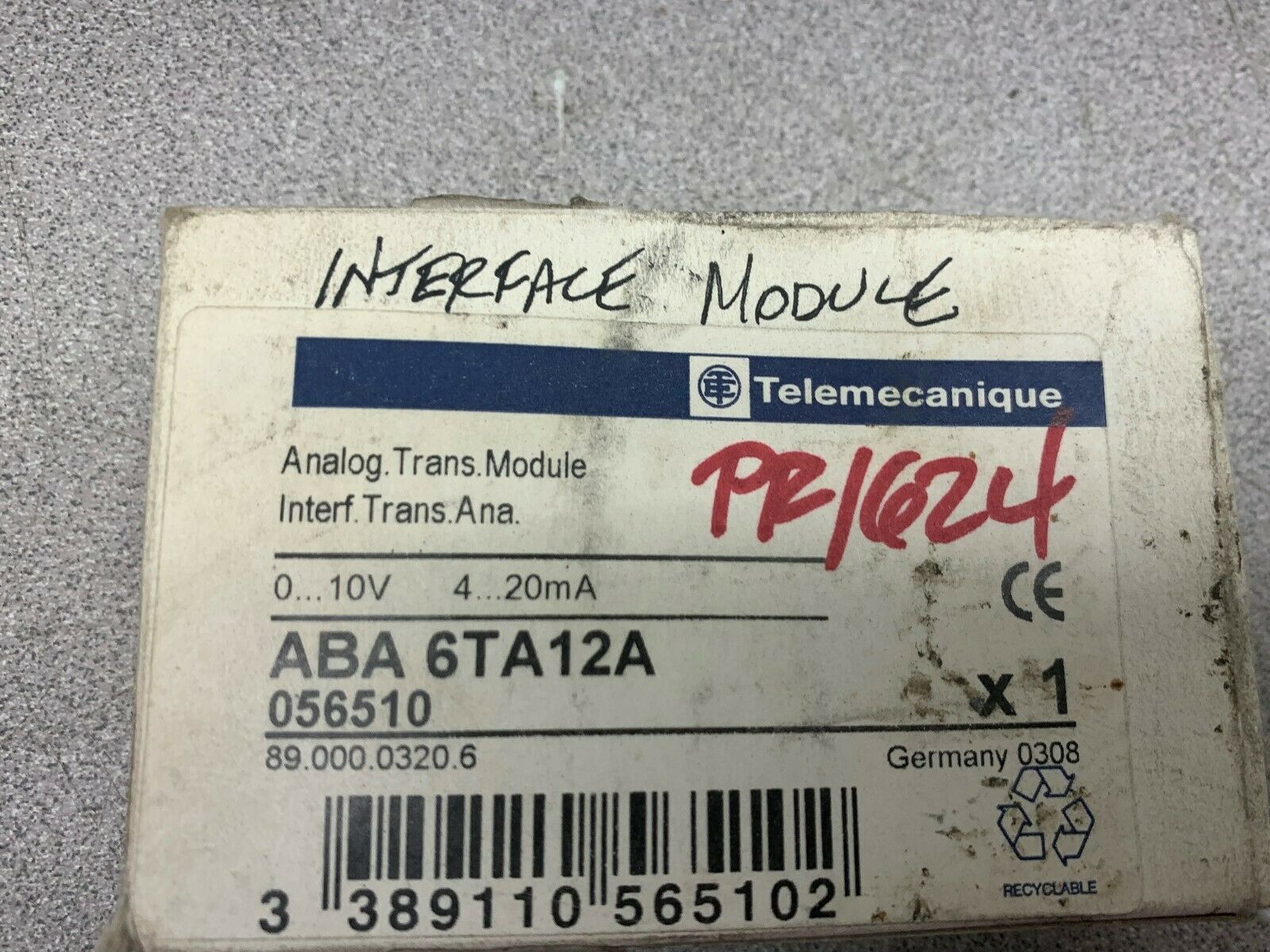 NEW IN BOX TELEMECANIQUE MODULE ABA 6TA12A