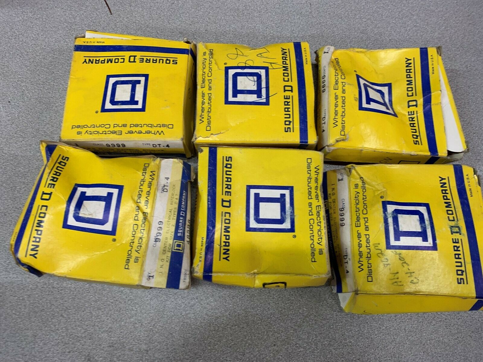 LOT OF 6 NEW IN BOX SQUARE D INTERLOCK 9999 DT-4