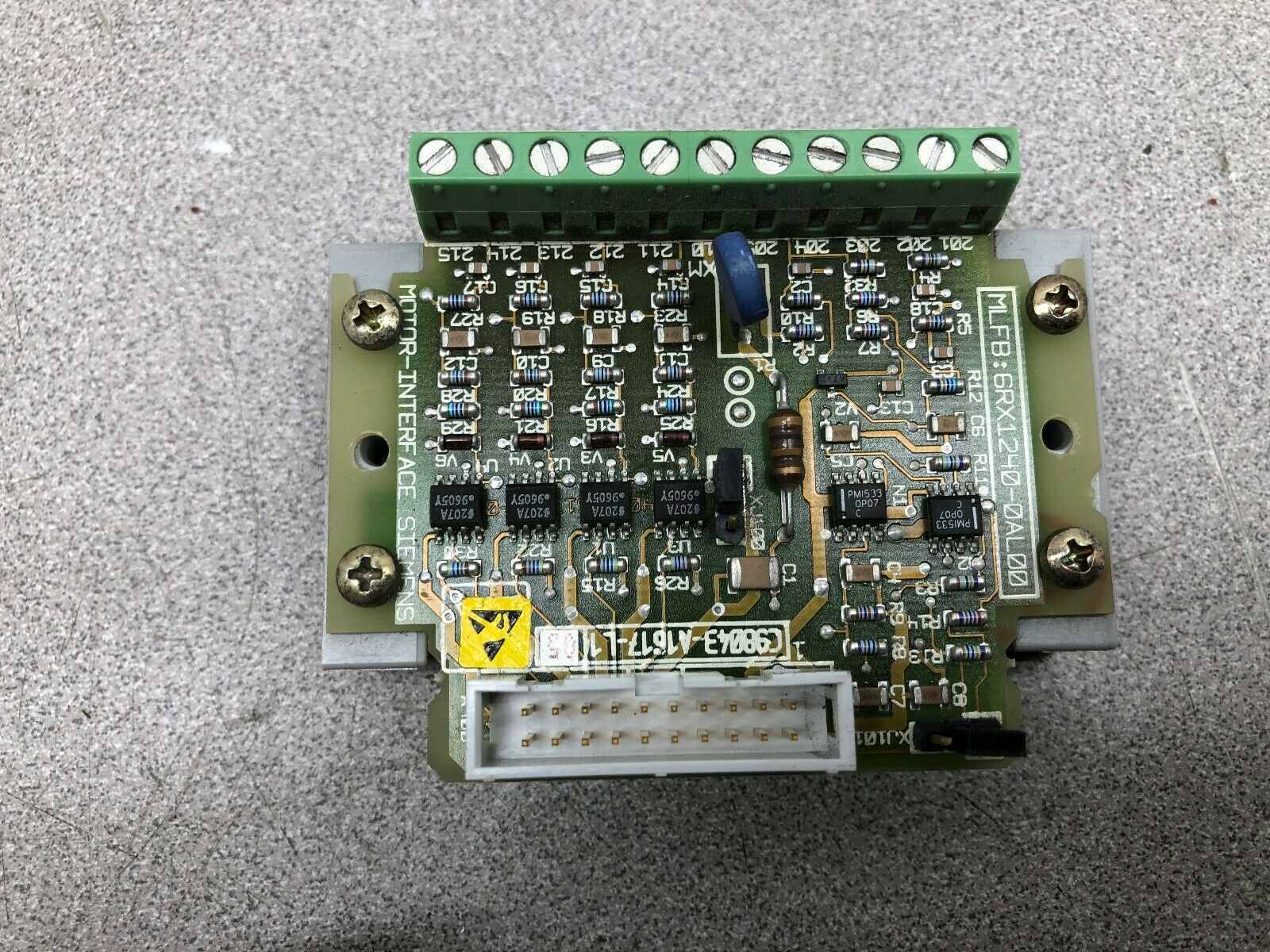 USED SIEMENS MOTOR INTERFACE 6RX1240-0AL00