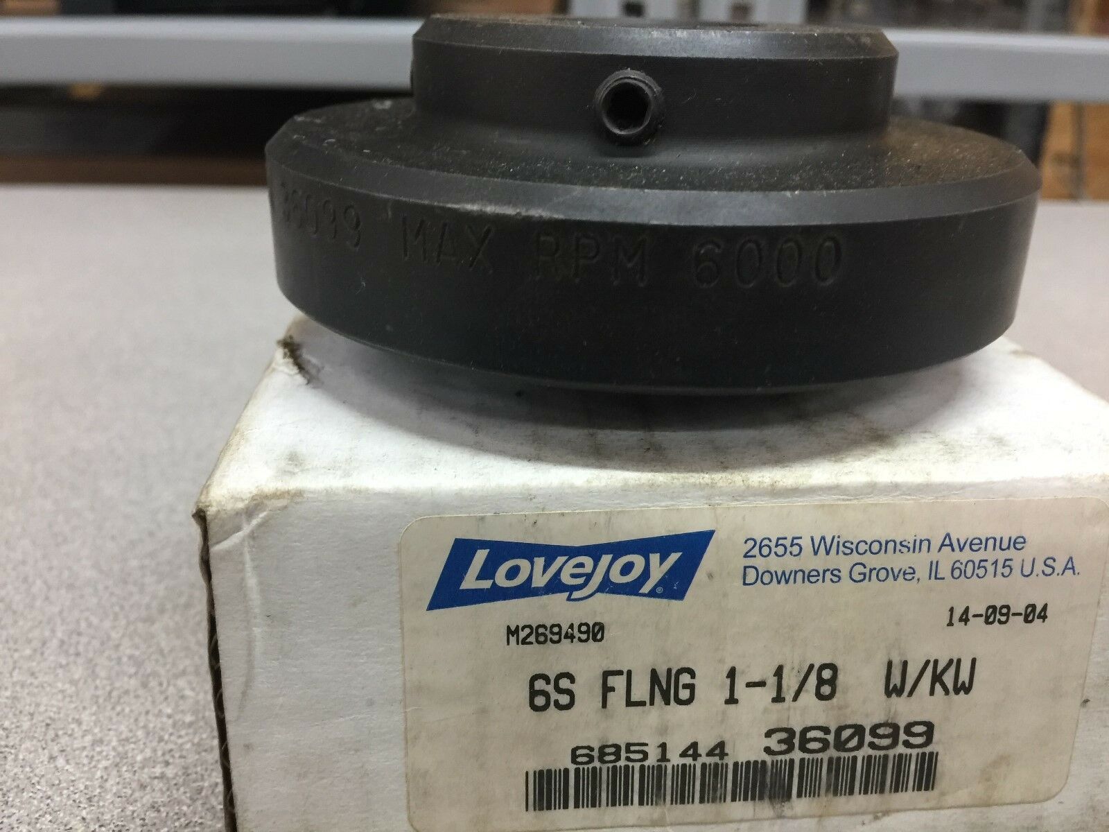 NEW IN BOX (LOT OF 2) LOVE JOY 6S FLING 1-1/8 W/KW COUPLING 685144 36099