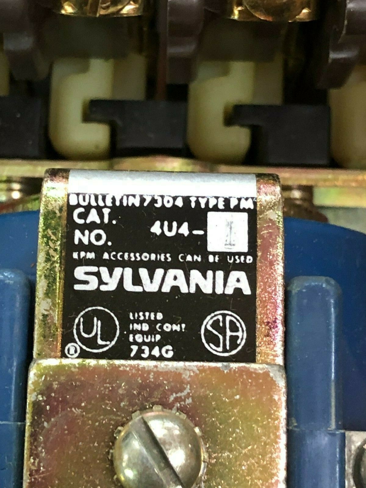 NEW SYLVANIA TYPE PM DC RELAY 4U4-1 WITH 120VDC. COIL 3 N.O & 1 N.C. CONTACTS