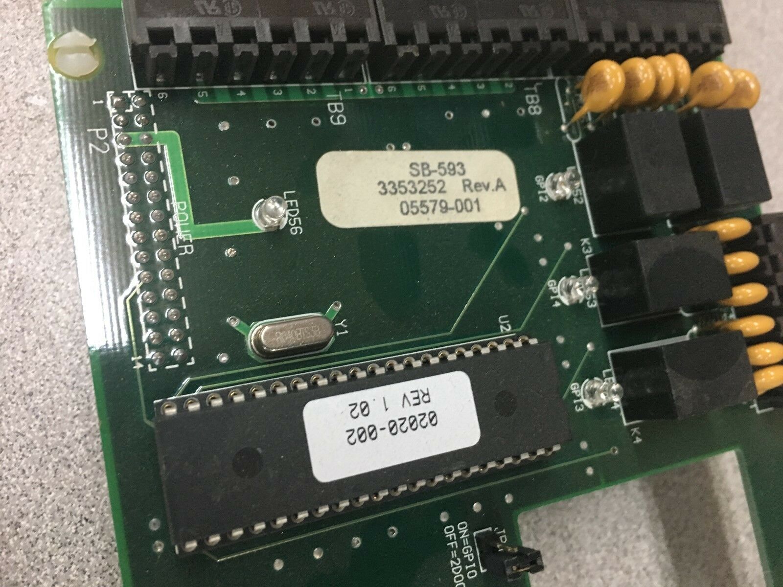 NEW NO BOX  KERI SYSTEMS SB-593 SATELLITE BOARD 05579-001