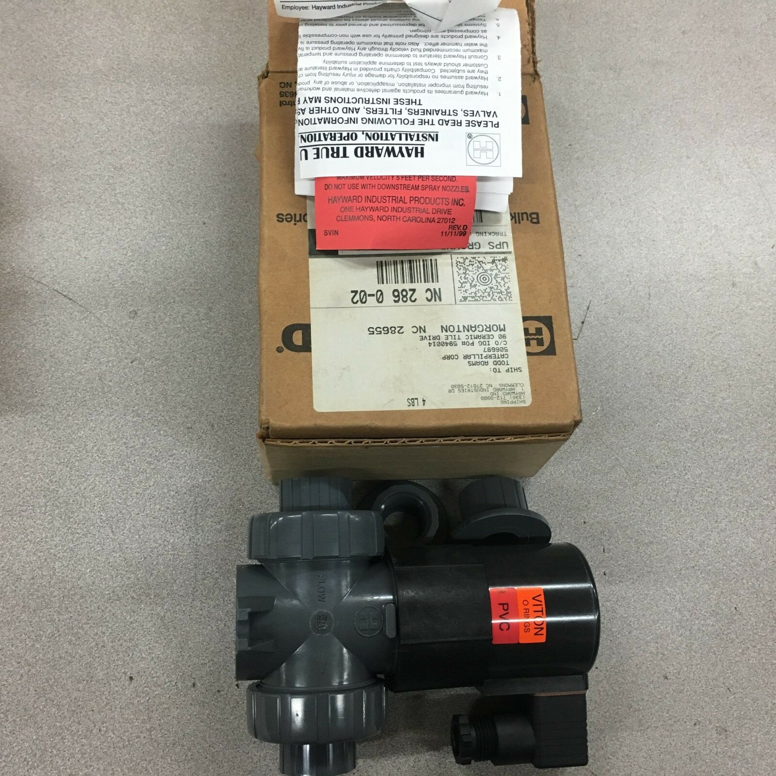 NEW IN BOX HAYWARD SOLENOID VALVE SV10075STV