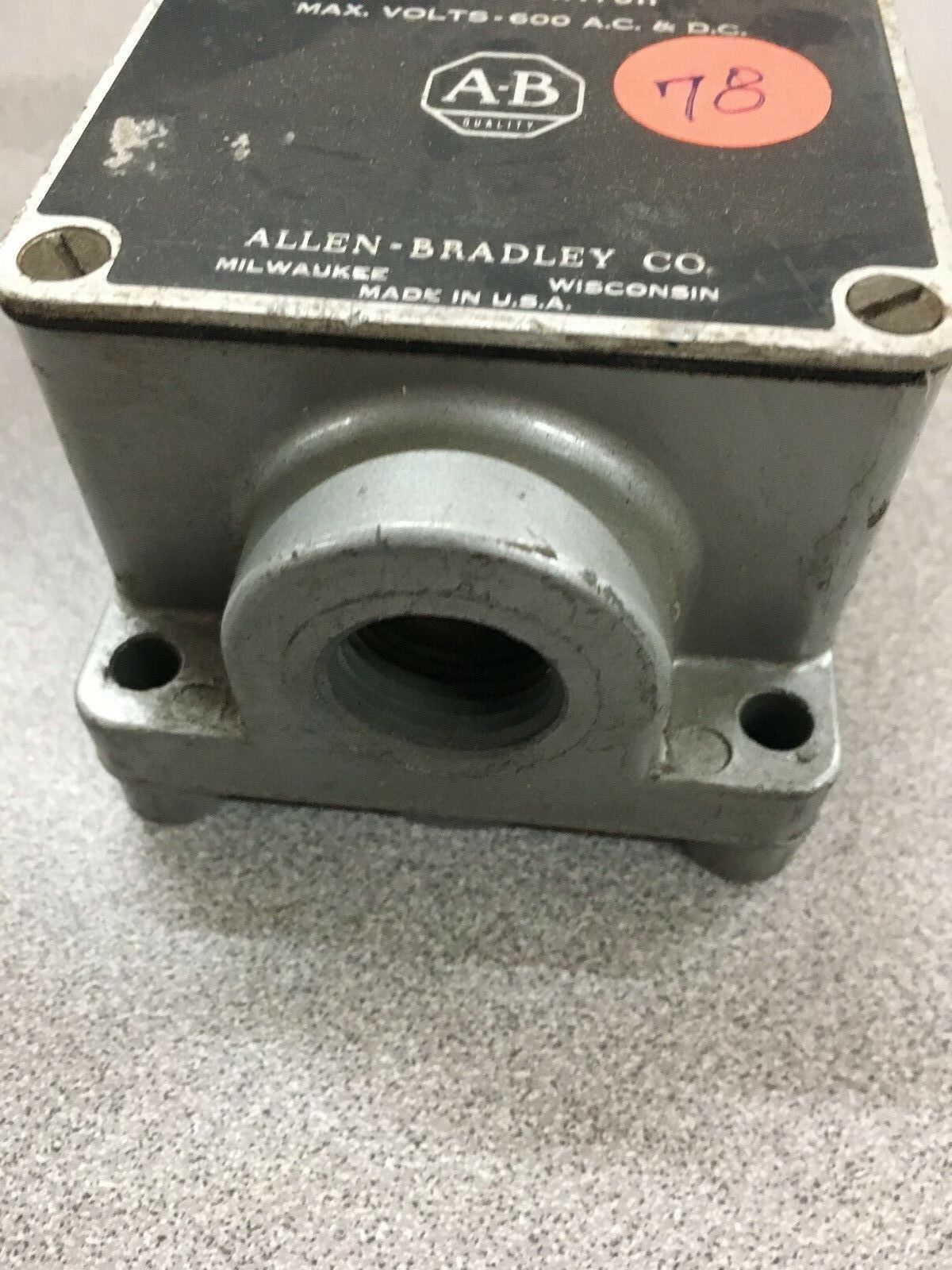 USED ALLEN-BRADLEY LIMIT SWITCH 801-ASN2-22