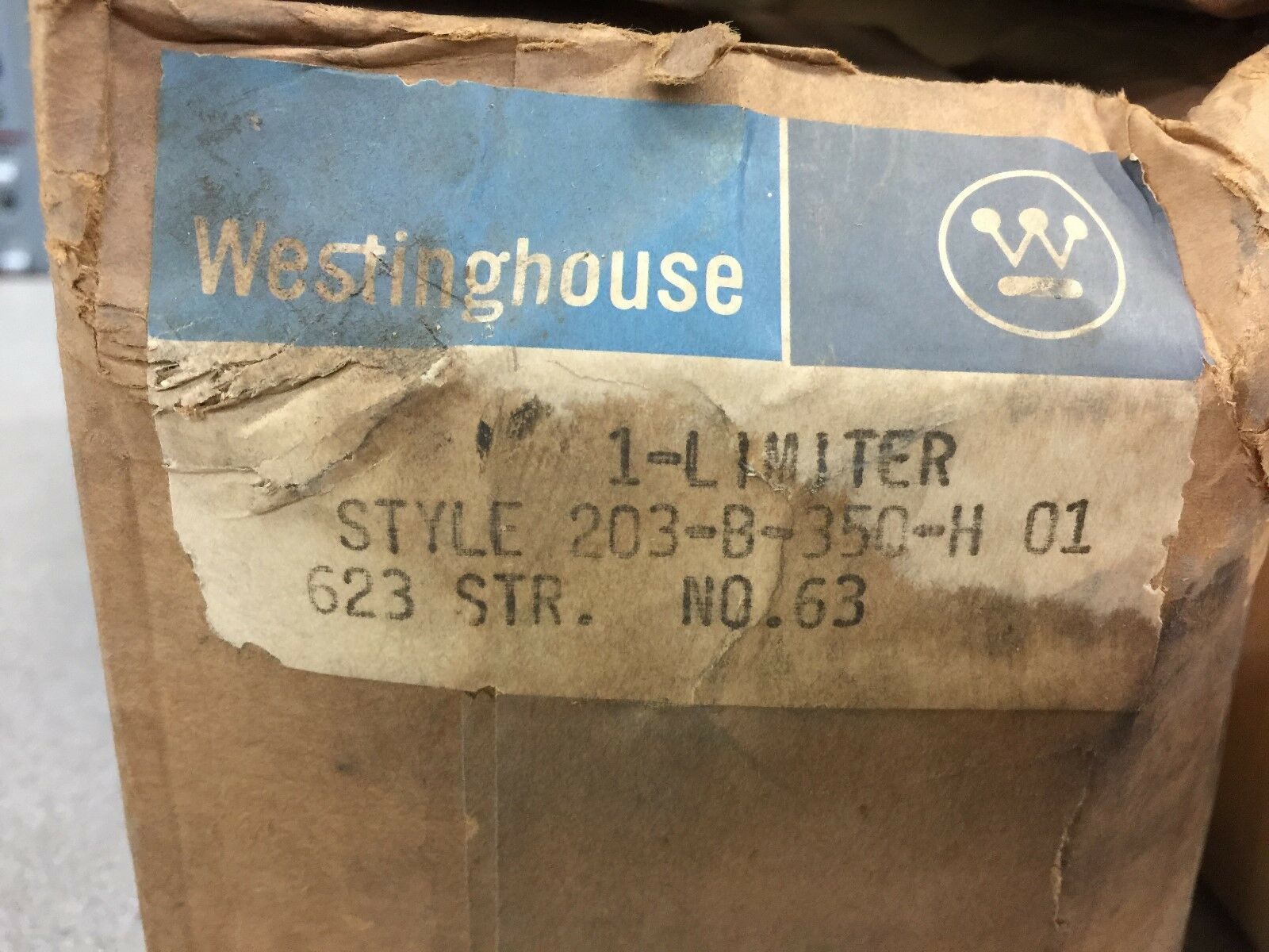 NEW IN BOX WESTINGHOUSE 800AMP 1-LIMITER 203-B-350-H 01