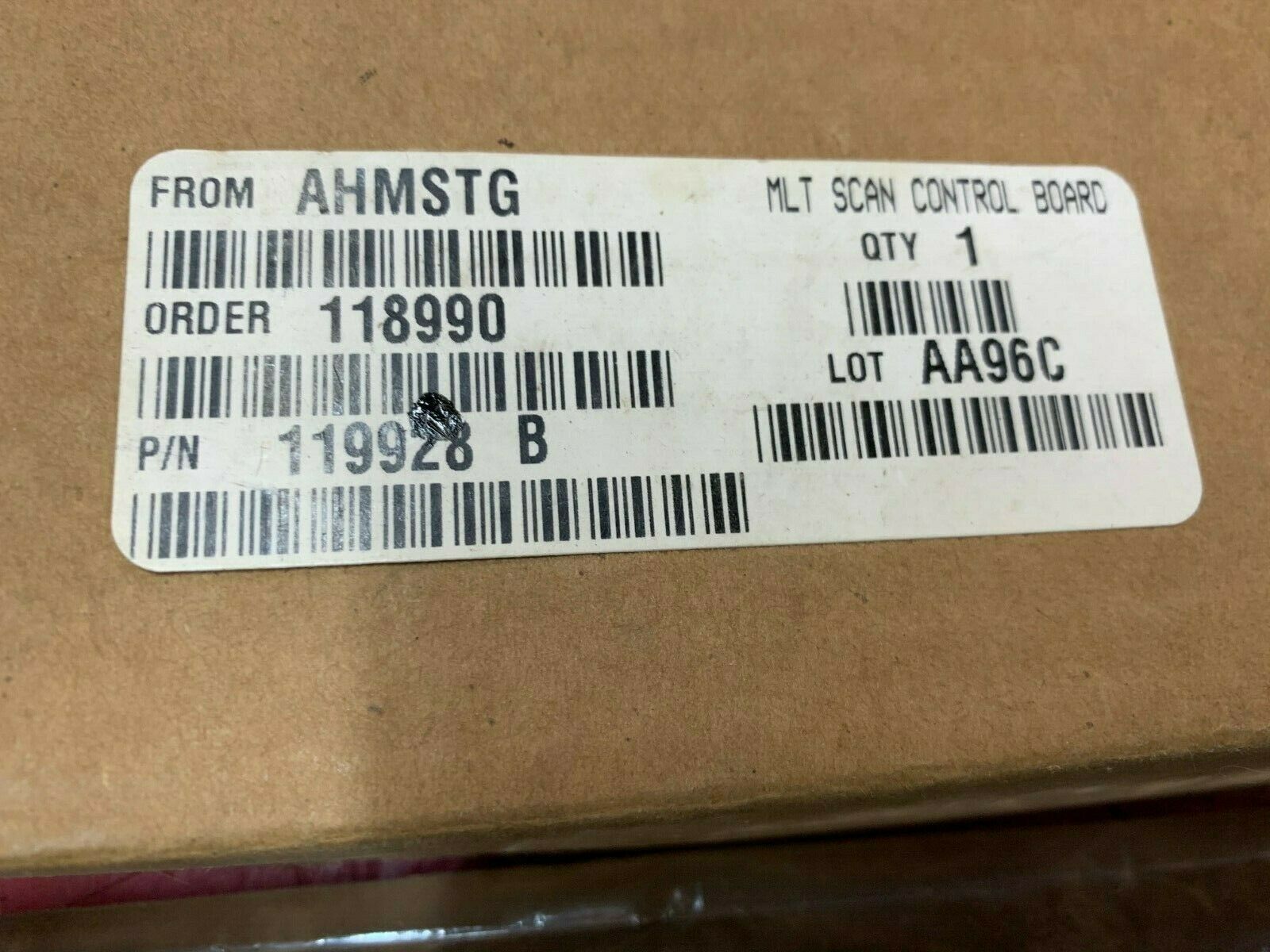 NEW IN BOX NORDSON AHMSTG MLT SCAN CONTROL BOARD 119928 B