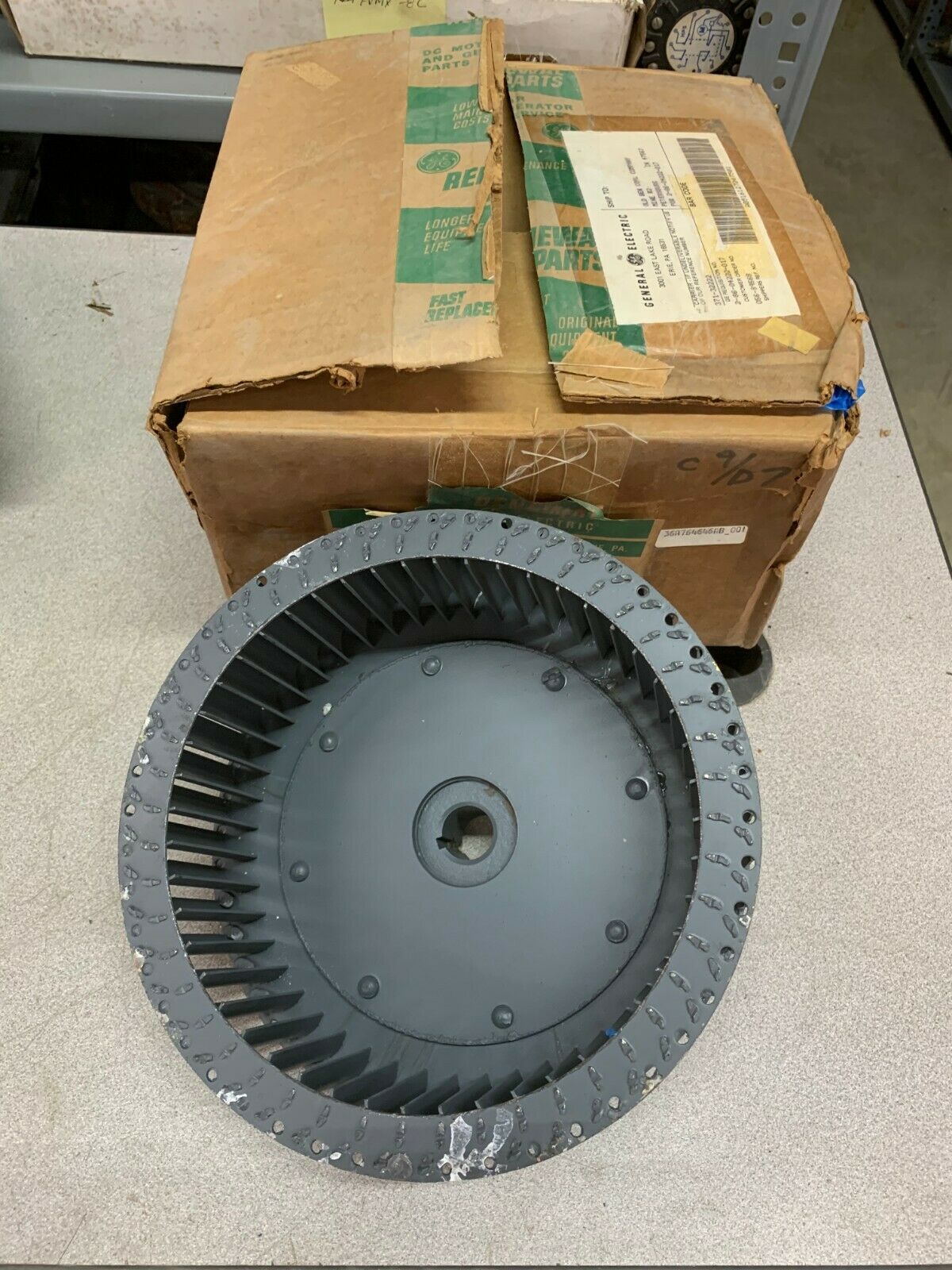 NEW IN BOX GENERAL ELECTRIC IMPELLER 36A161646AB 001