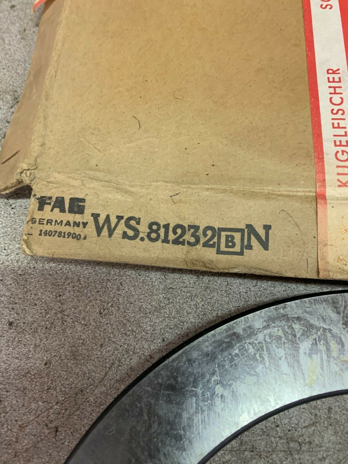 NEW IN BOX FAG BEARING RING WS.81232BN