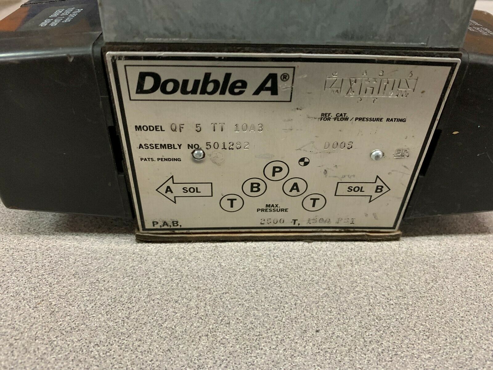 NEW NO BOX DOUBLE A  VALVE QF5TT10A3