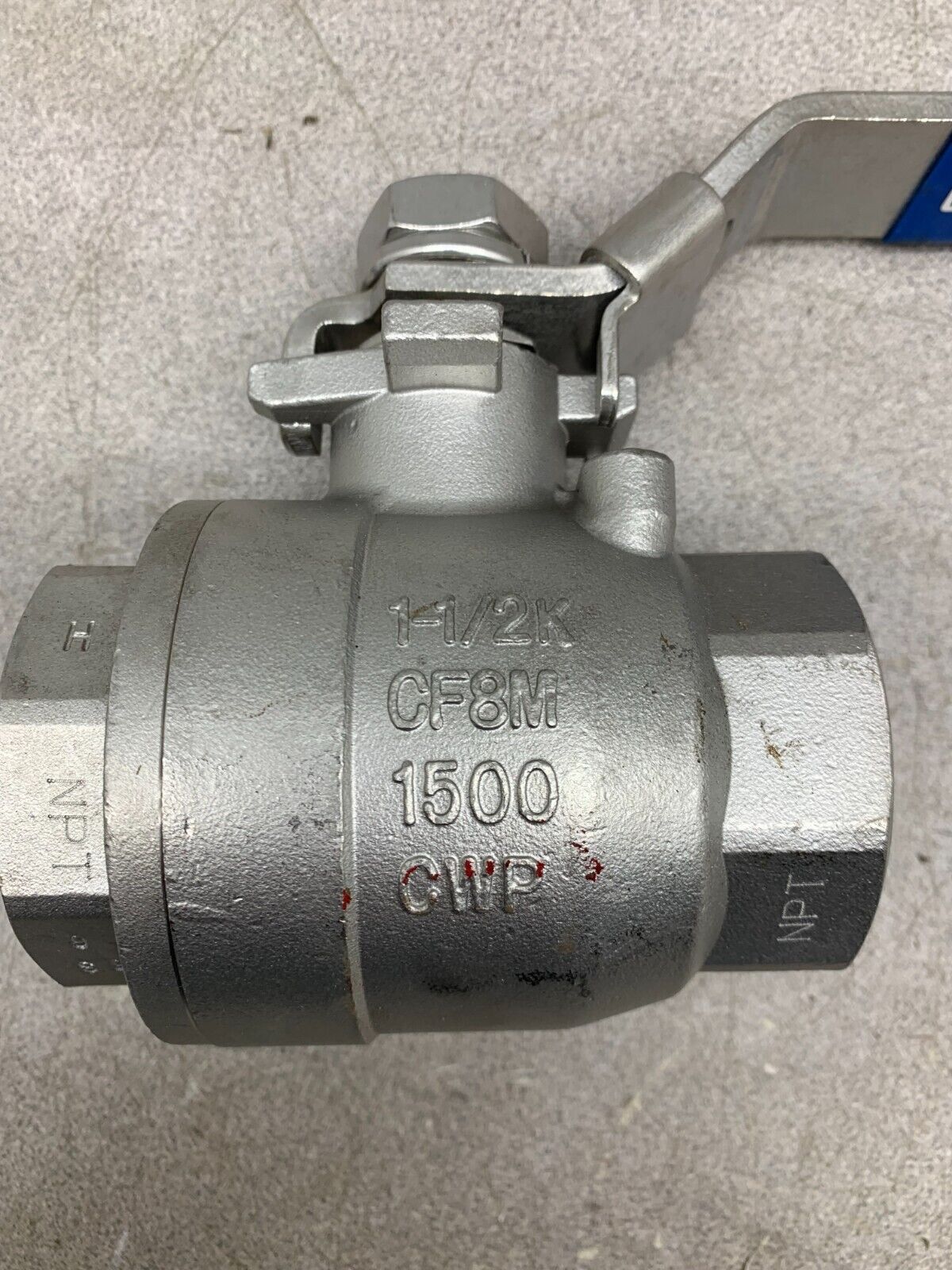 NEW FNW 1-1/2" FIG. 220A 150 WSP STAINLESS BALL VALVE 1-1/2K CF8M 1500 CWP