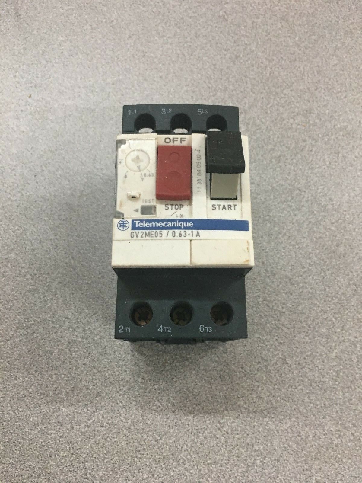 USED TELEMECANIQUE CIRCUIT BREAKER GV2ME05