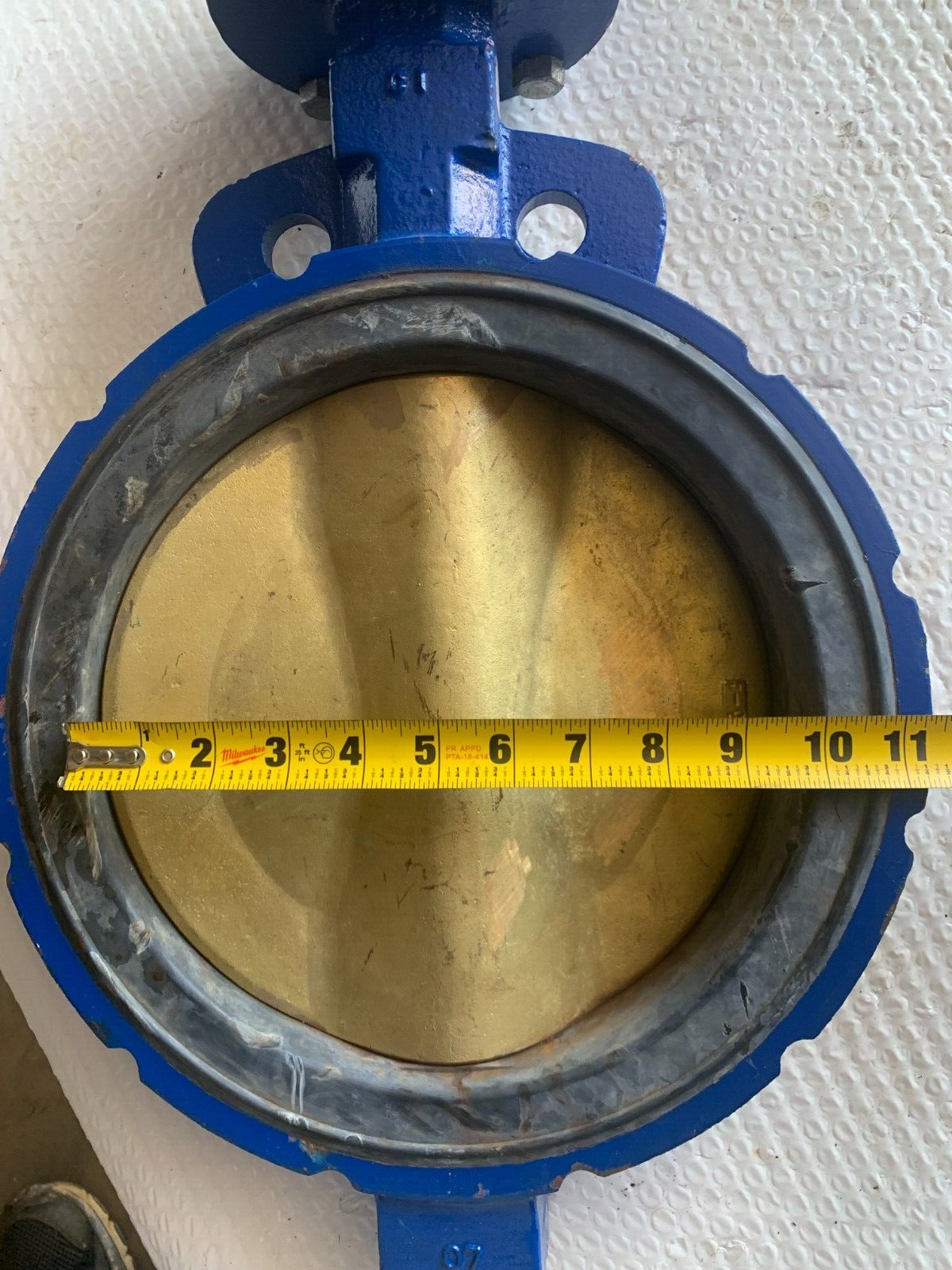 NEW KEYSTONE 10" BUTTERFLY VALVE 30:1 GATE VALVE