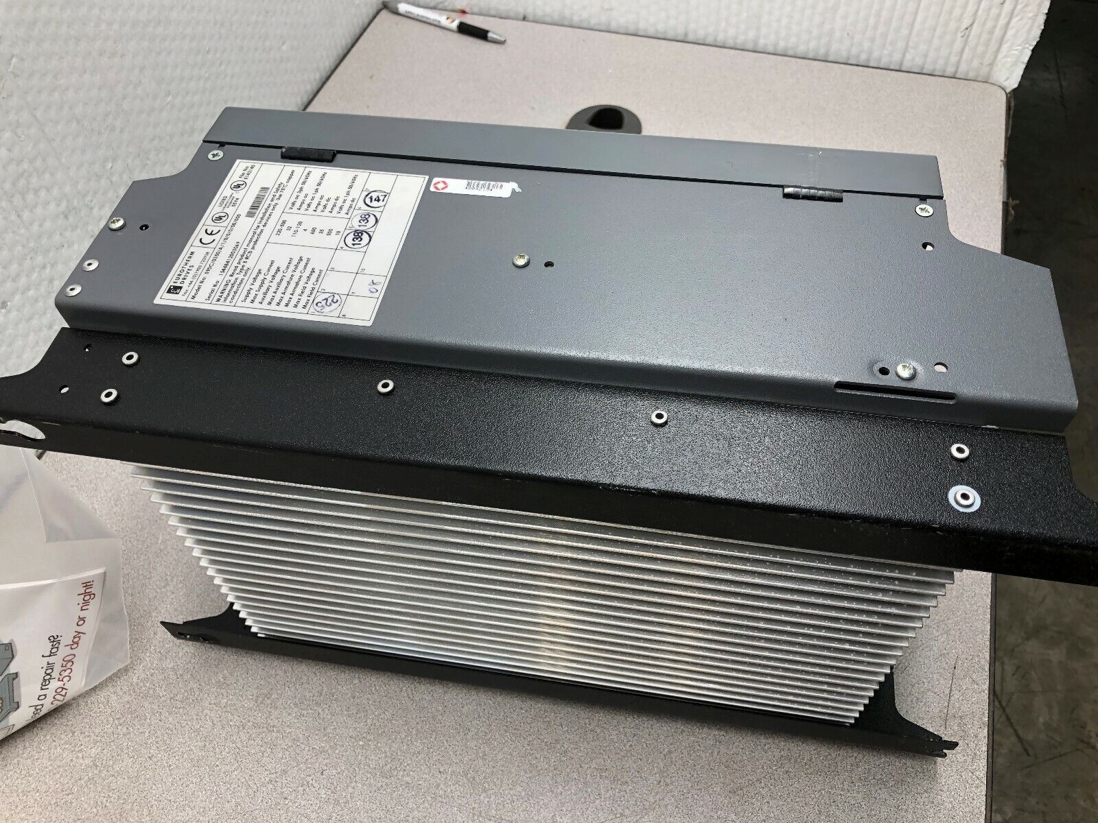 USED EUROTHERM DRIVES 590 DIGITAL SERIES 220-500 VAC 3 PH INPUT DC DRIVE 590C/03