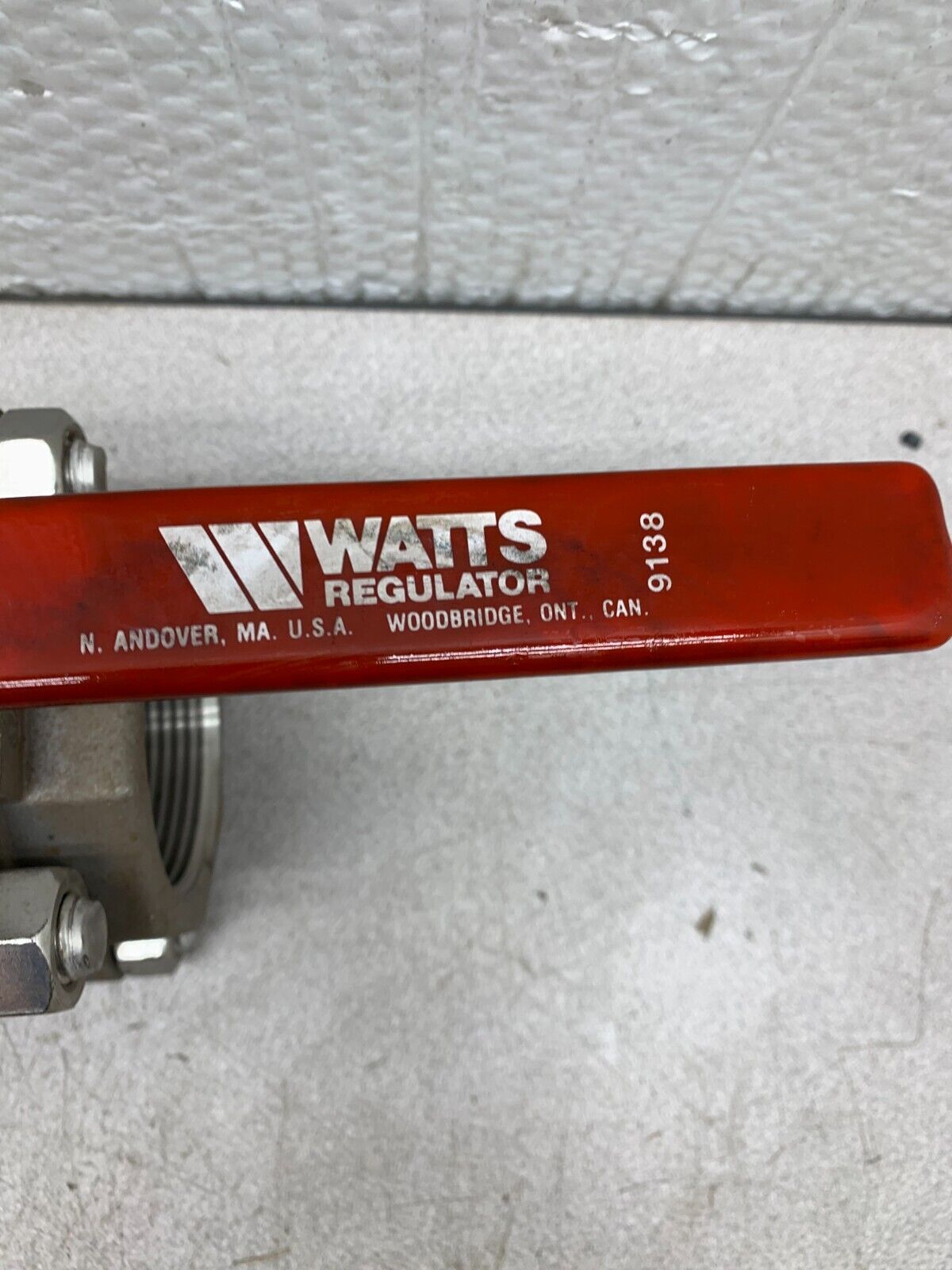 NEW WATTS 2-1/2" BALL VALVE 2-1/2 S8450 M1 VT OC 1000 WOG 9130