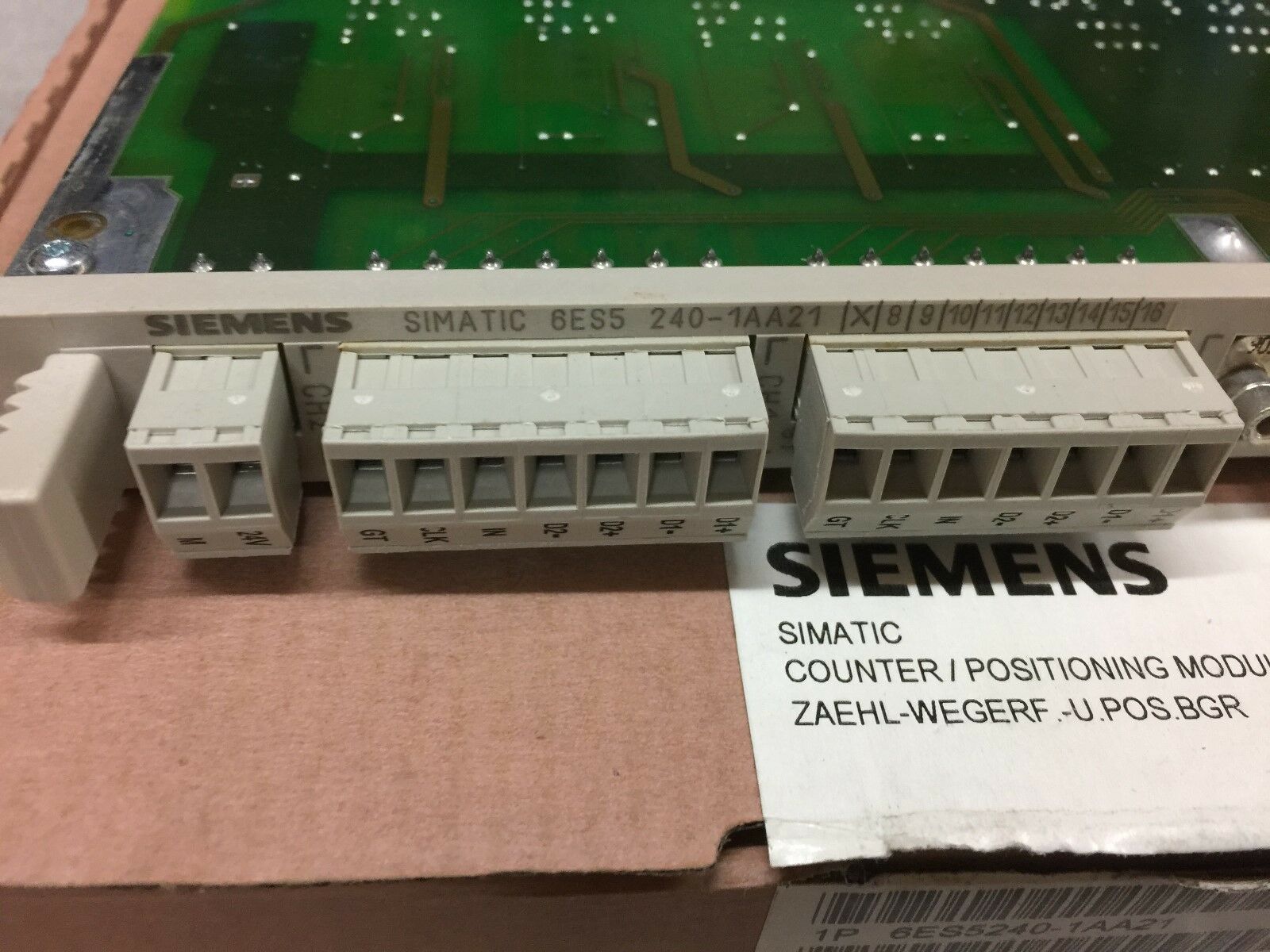 NEW IN BOX SIEMENS COUNTER / POSITIONING MODULE 6ES5 240-1AA21