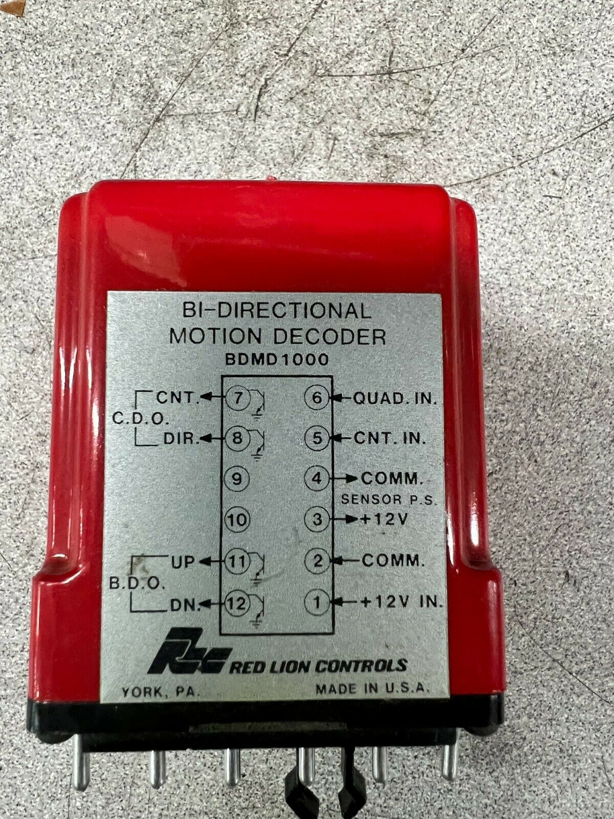 NEW NO BOX RED LION RELAY BDMD1000