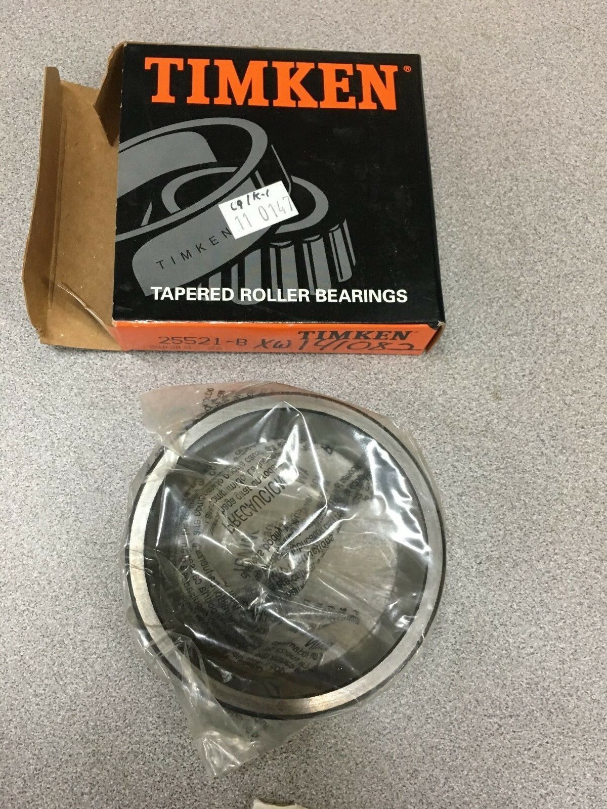 NEW IN BOX TIMKEN BEARING RACE 25521-B CUP