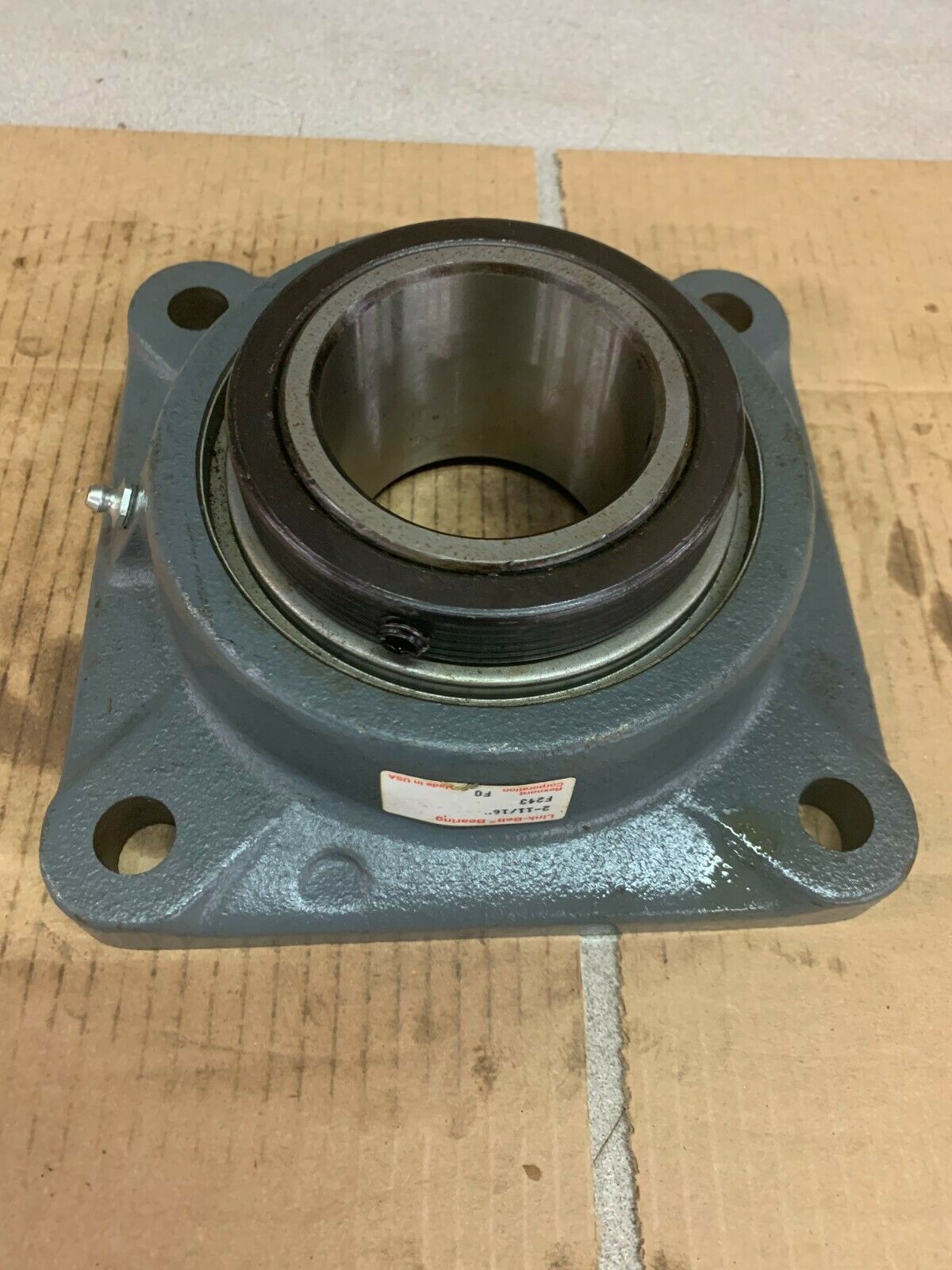 NEW NO BOX LINK-BELT 4-BOLT FLANGE BEARING 2-11/16" BORE F243