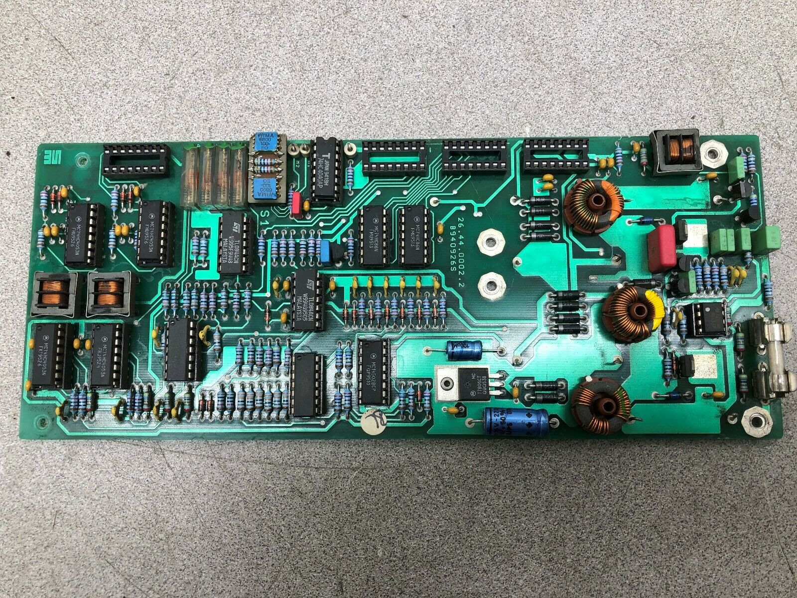 USED SIEB & MEYER SERVO SMPLIFIER  CIRCUIT BOARD 26.44.0002.2