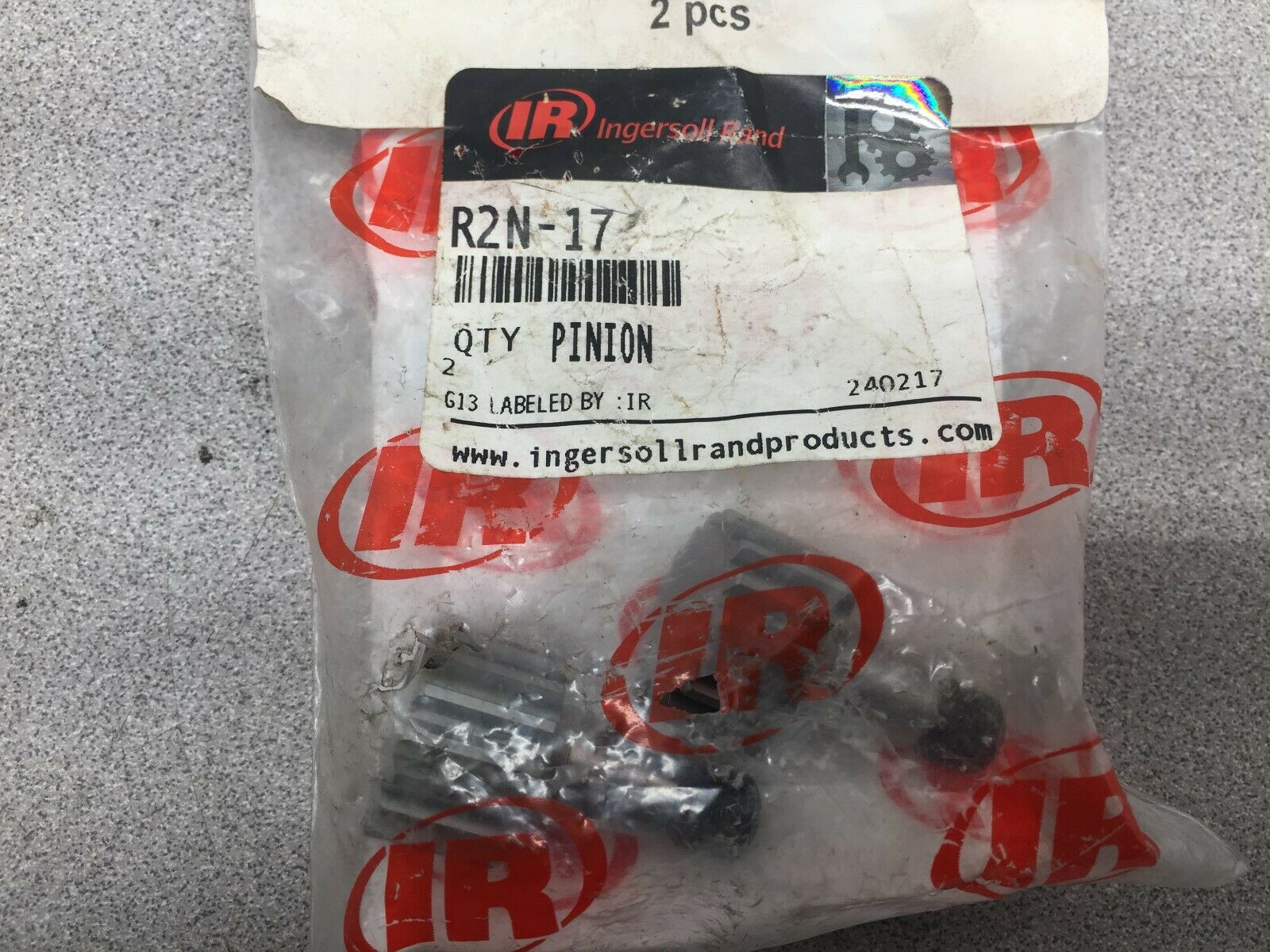 NEW IN BAG OF 2 INGERSOLL RAND PINION R2N-17