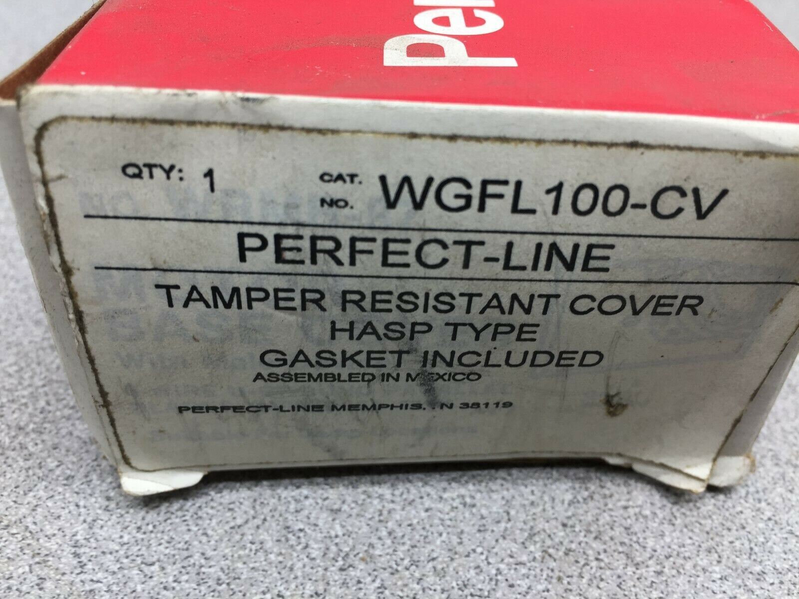 NEW IN BOX PERFECT-LINE TAMPER RESISTANT COVER WGFL100-CV