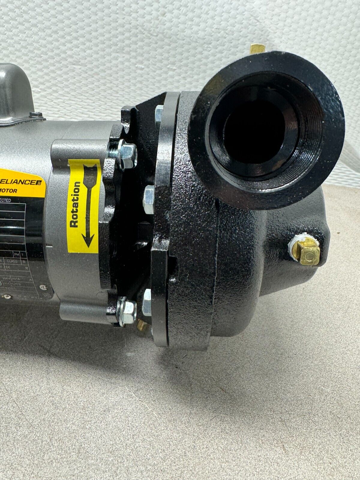 NEW BALDOR 3/4HP 3,450RPM 115/230V. MOTOR WITH PUMP JL3506A