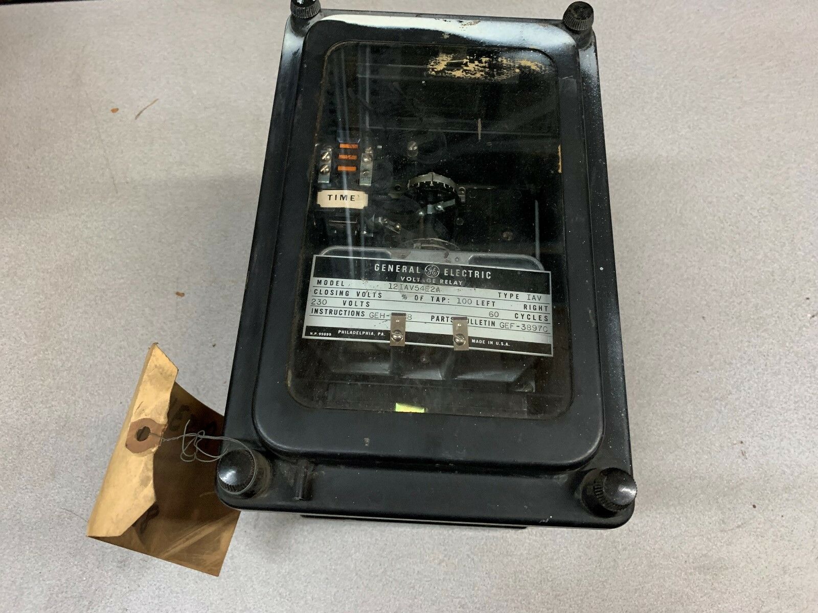 USED GE RELAY 12IAV54E2A