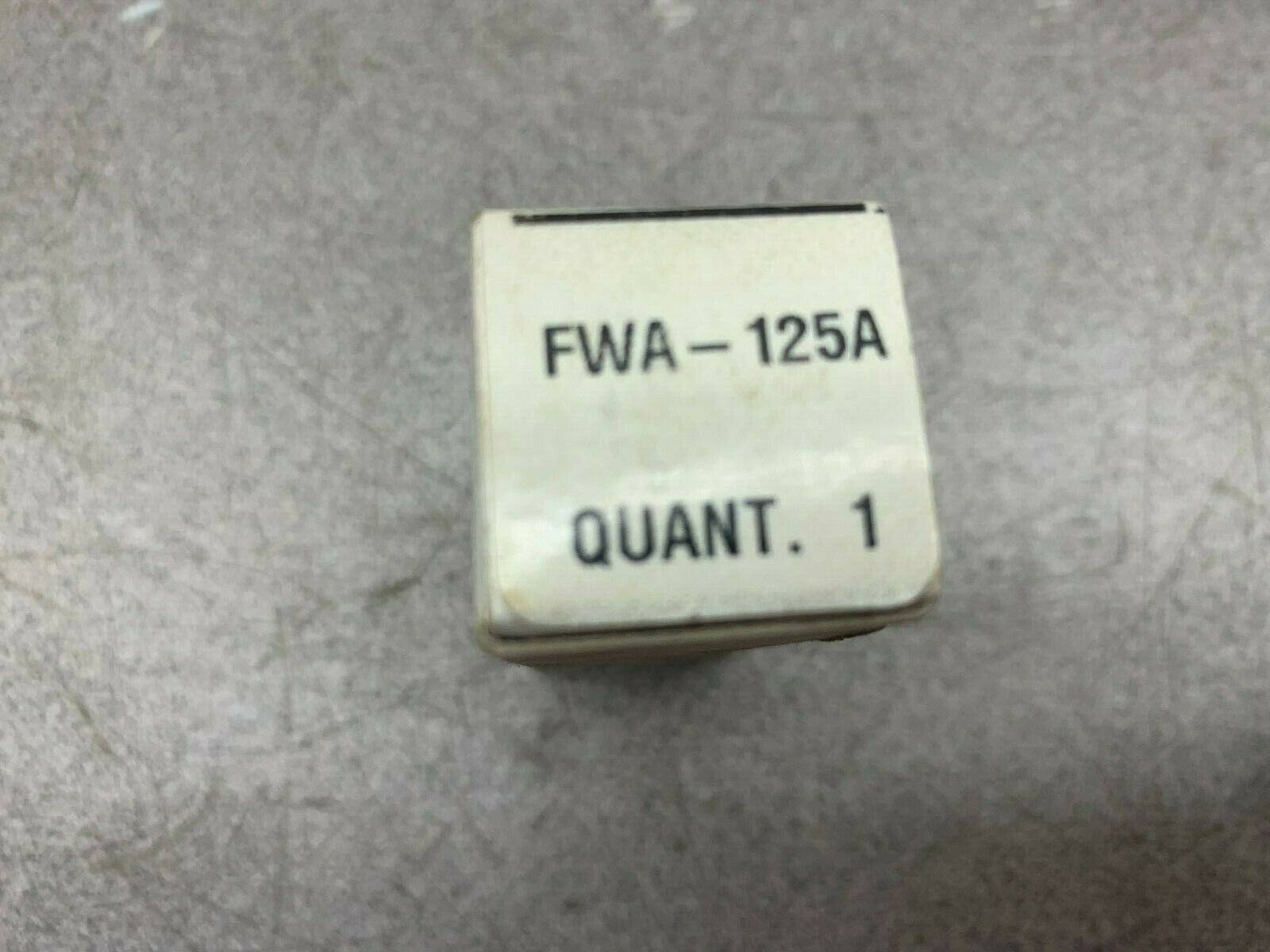 LOT OF 4 NEW IN BOX BUSSMAN FUSE FWA-125A