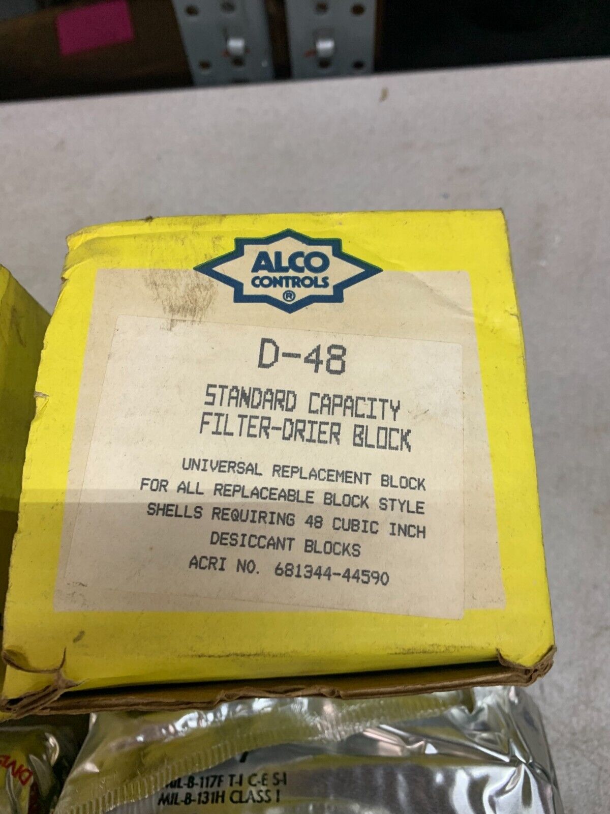 LOT OF 2 NEW IN BOX ALCO STANDARD CAPACITY FILTER-DRIER BLOCKS D-48