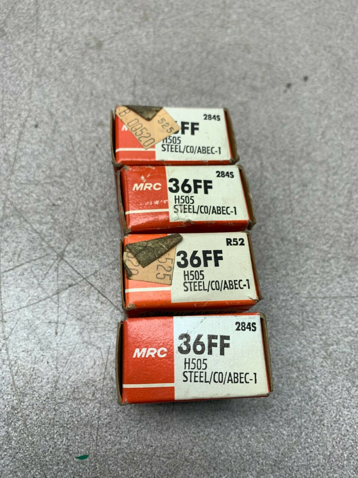 LOT OF 4 NEW IN BOX MRC BALL BEARING 36FF