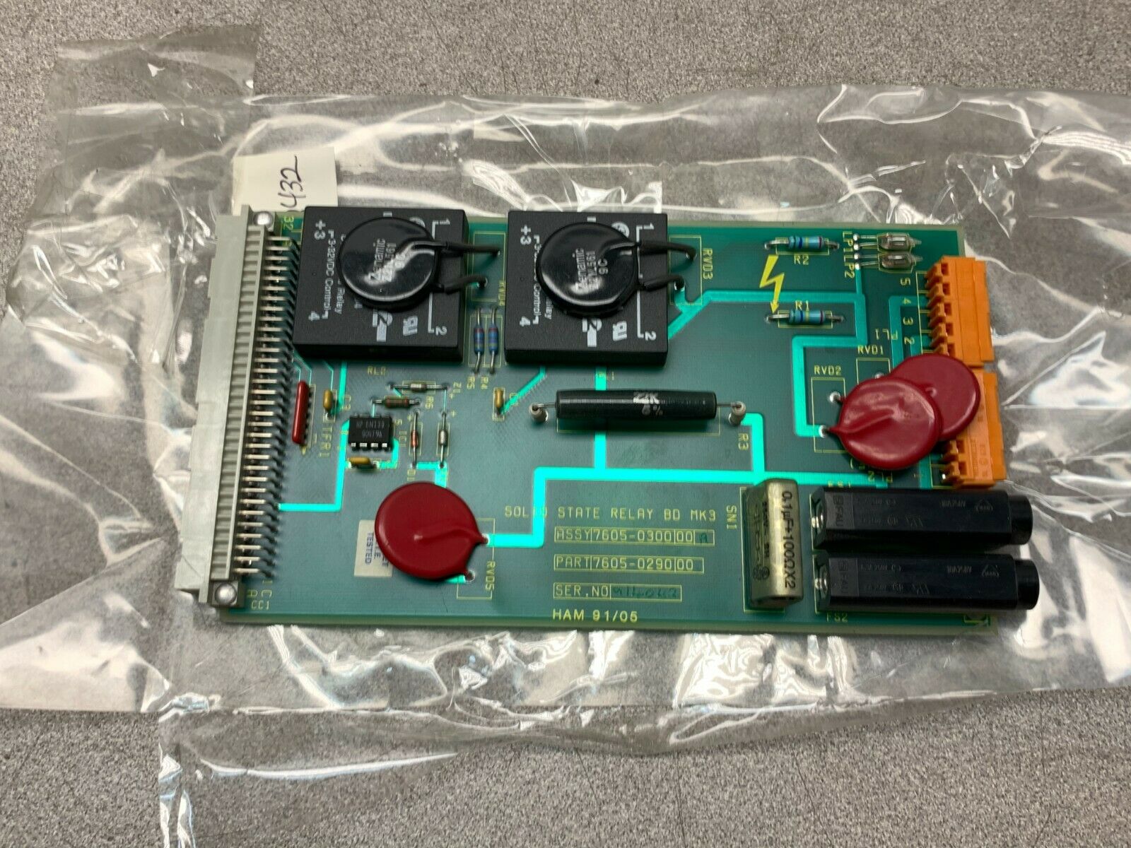 USED CROSFIELD RELAY BOARD 7605-0290