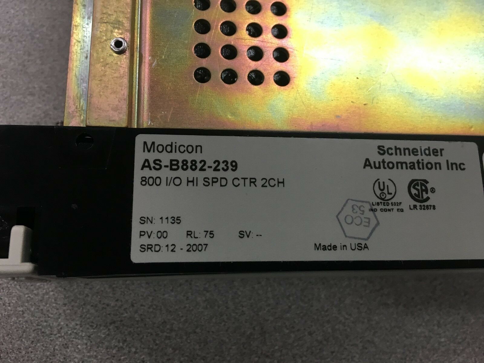 NEW IN BOX MODICON AEG HIGH SPEED COUNTER MODULE SCHNEIDER AS-B882-239