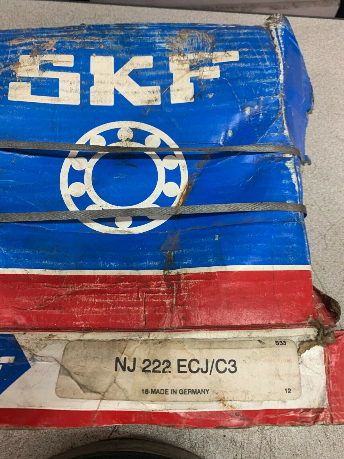 NEW NO BOX SKF NJ 222 ECJ/C3 CYLINDRICAL ROLLER BEARING NJ222ECJC3