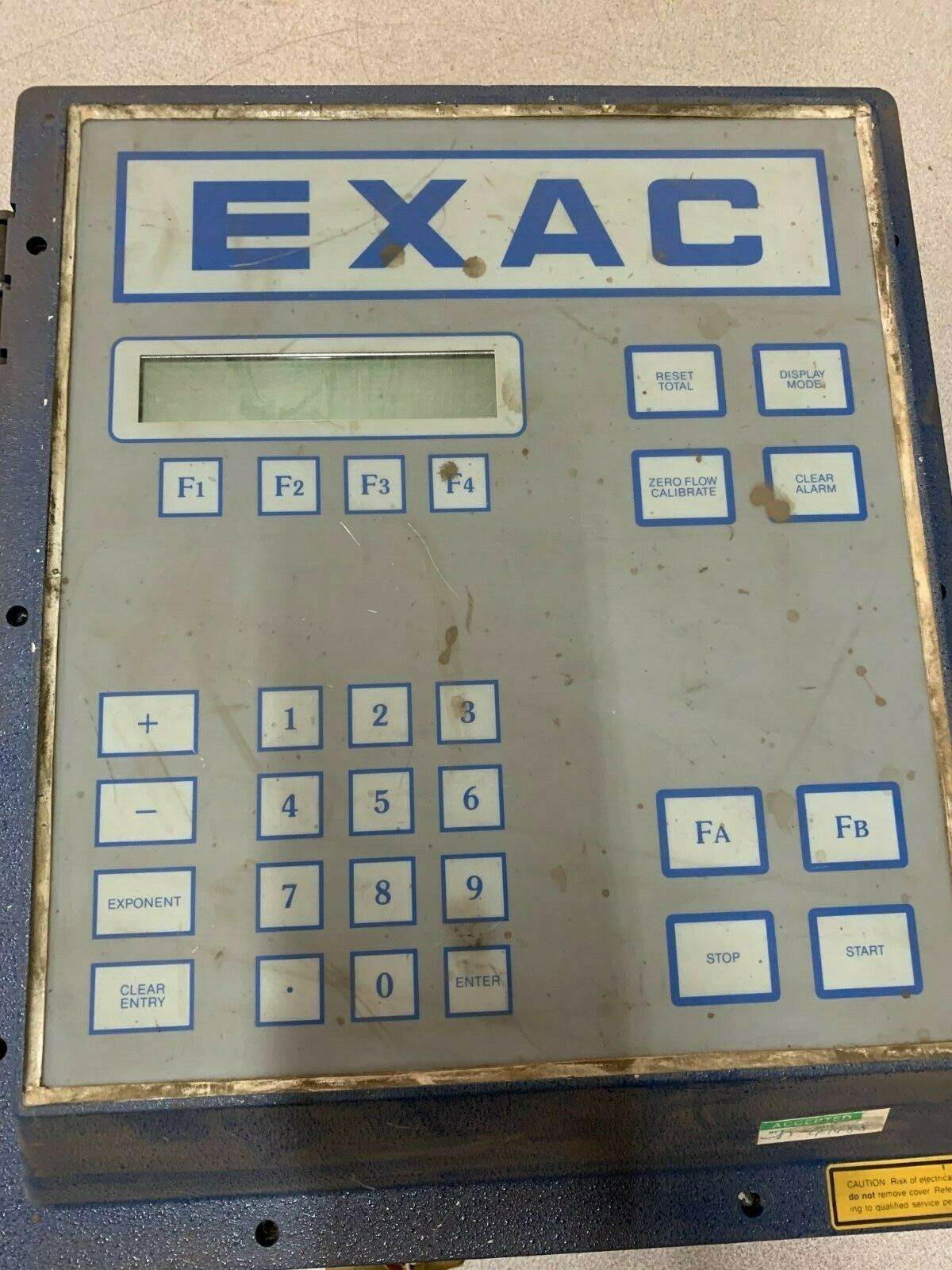 NEW EXAC MASS FLOW TRANSMITTER 8100