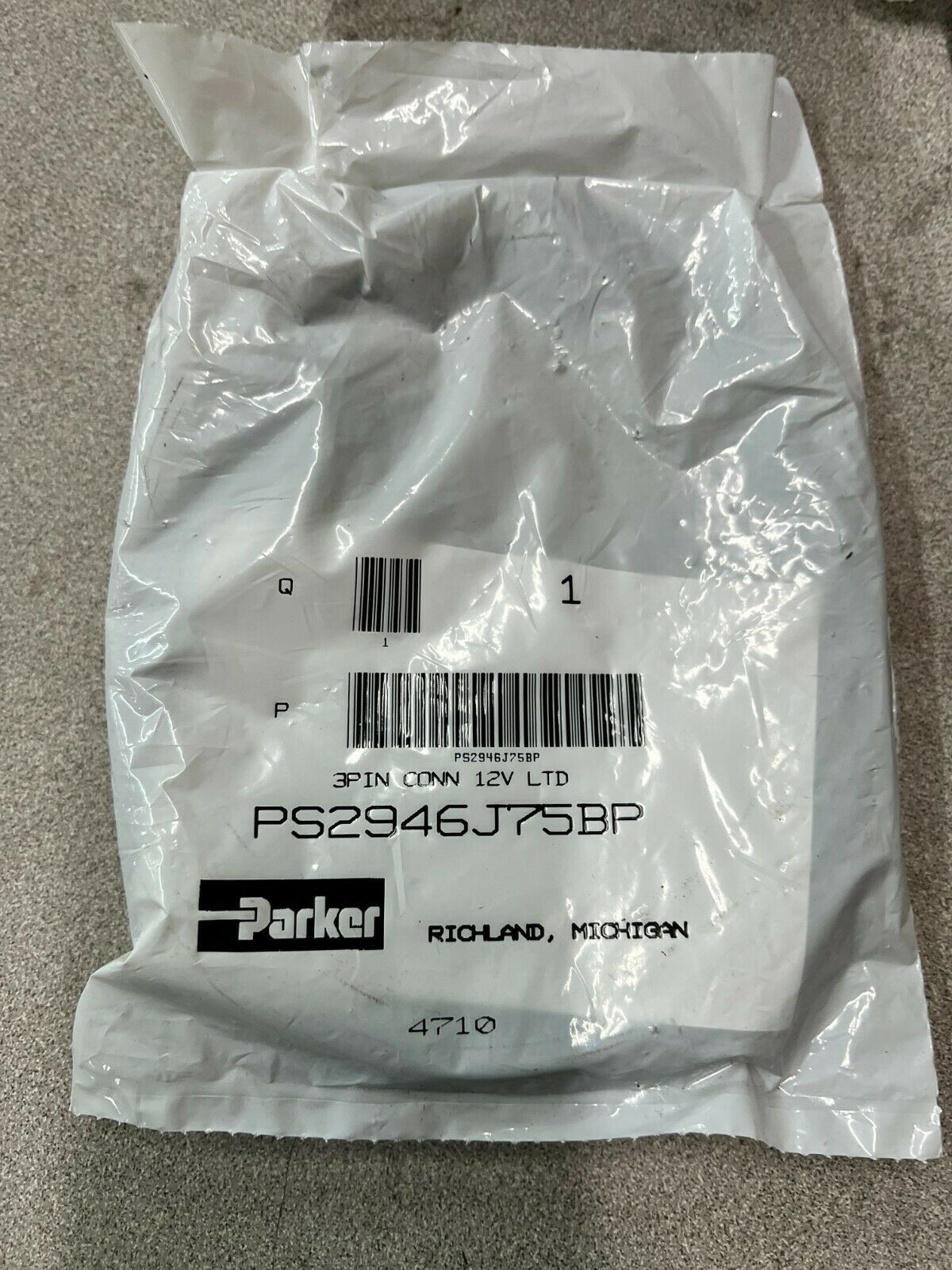 NEW IN BAG PARKER CONNECTOR PS2946J75BP