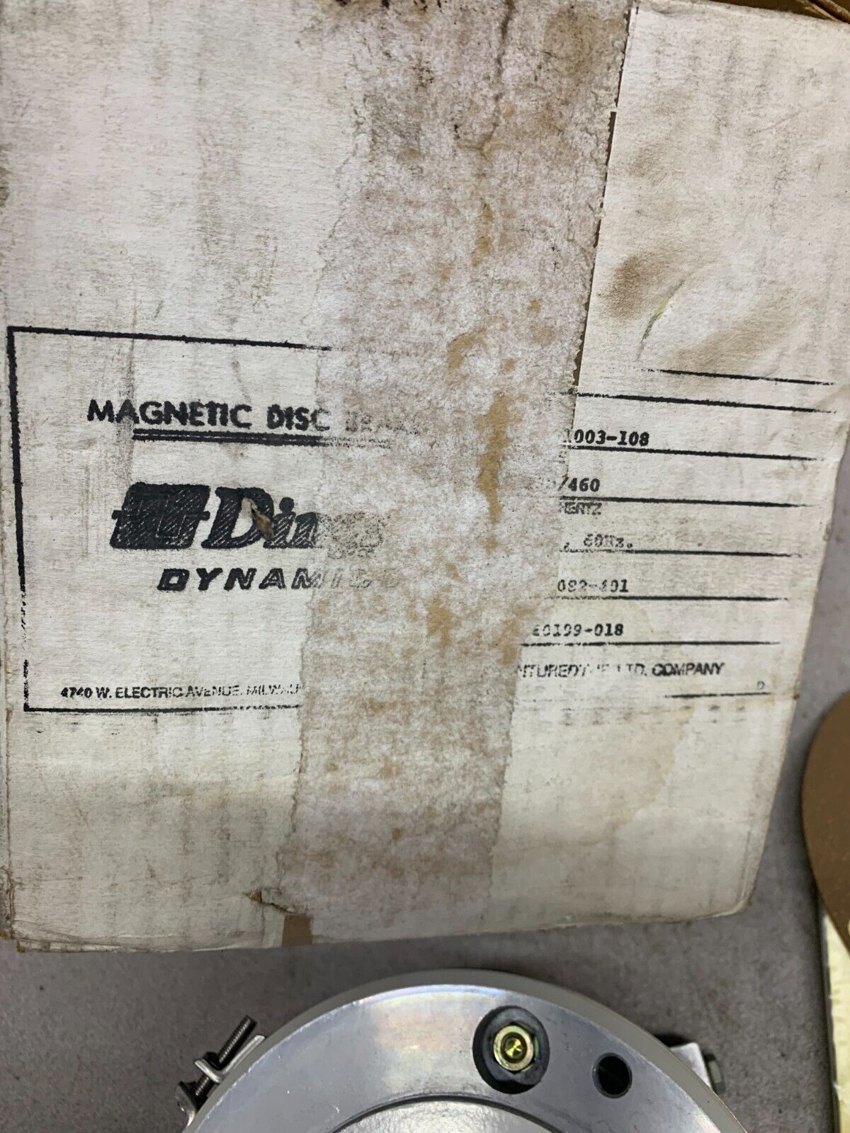 NEW IN BOX DINGS DYNAMICS MAGNETIC DISC BRAKE 6-61003-108