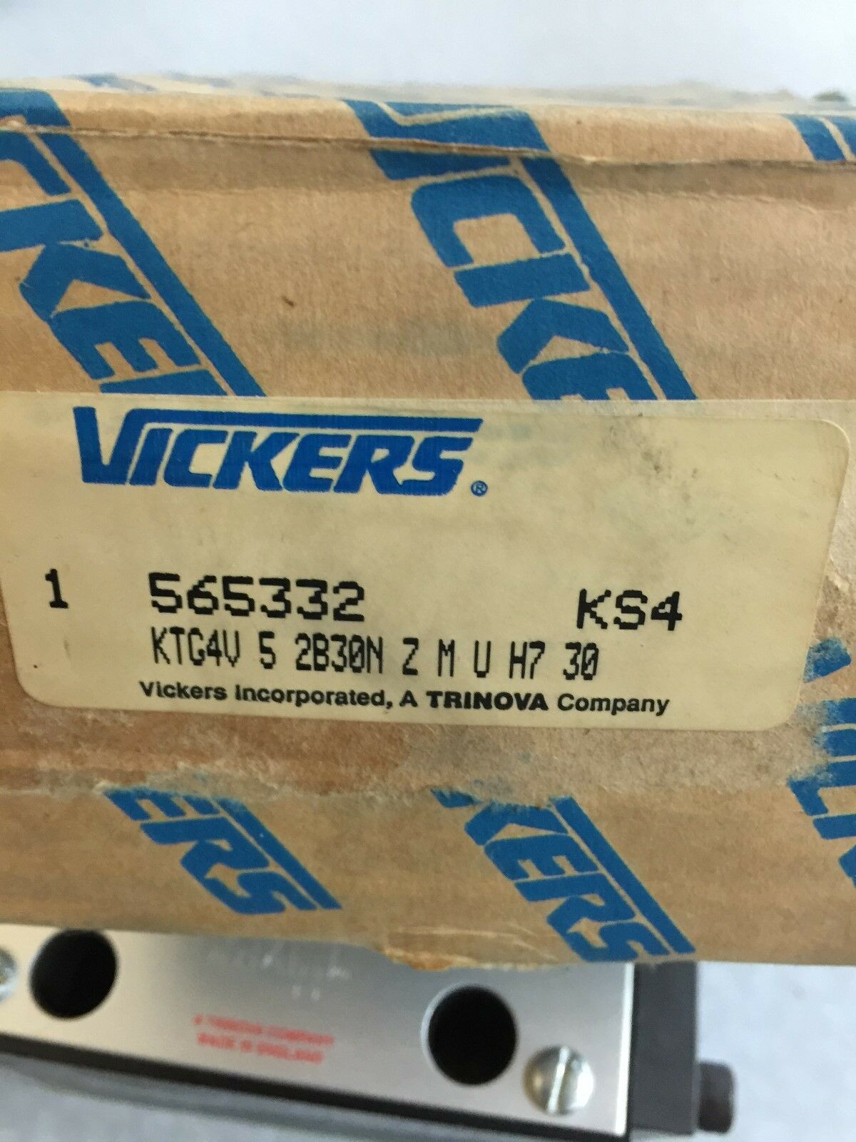 NEW IN BOX VICKERS 565332 KS4 PROPORTIONAL VALVE KTG4V 5 2B30N Z M U H7 30