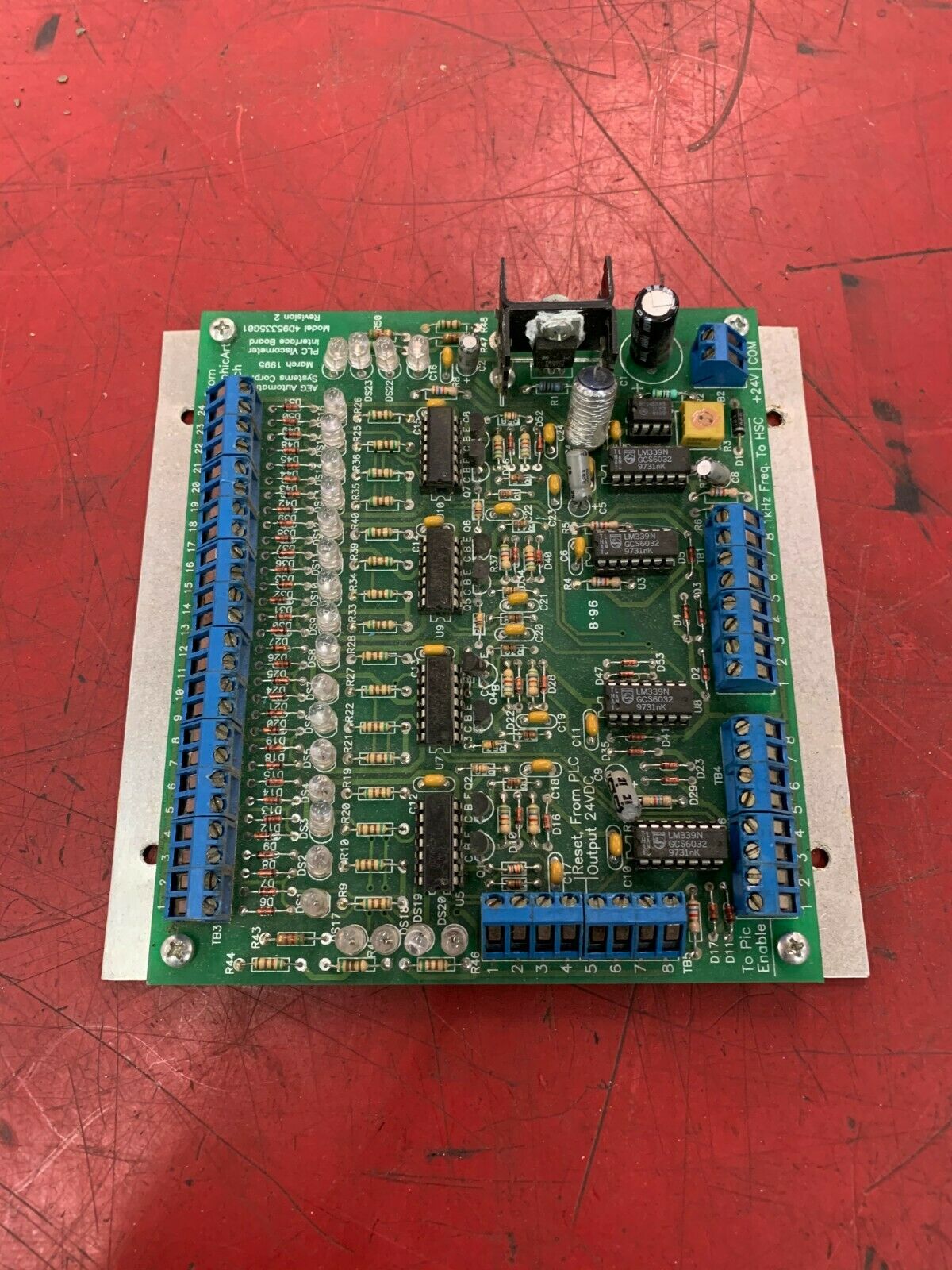 USED AEG AUTOMATION SYSTEMS 4D95335G01 INTRFACE BOARD