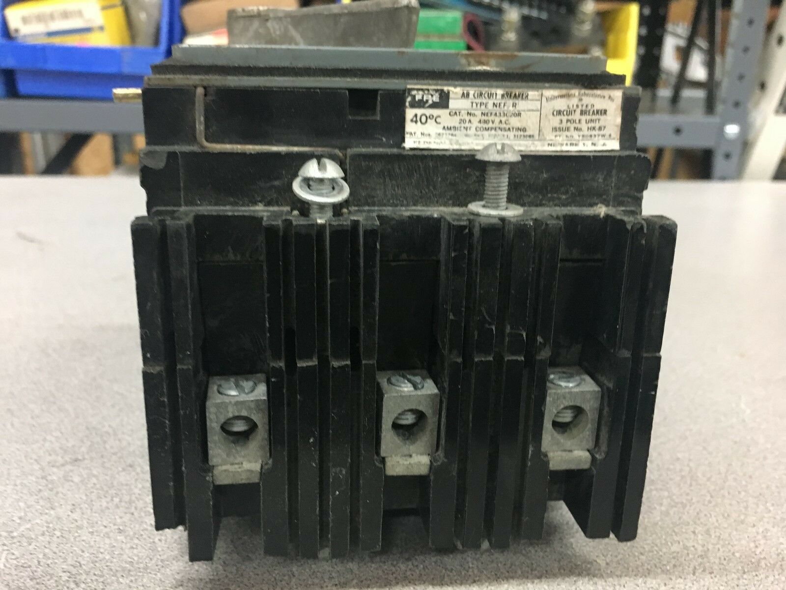 USED FPE 20AMP CIRCUIT BREAKER NEF433020R