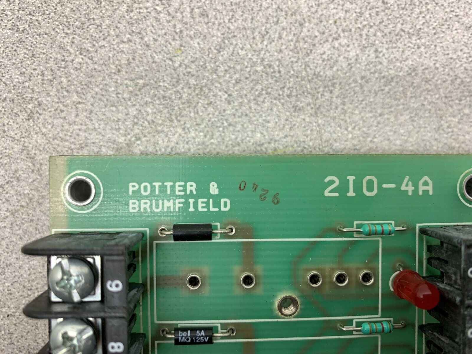 USED POTTER AND BRUMFIELD MODULE BOARD 2IO-4A