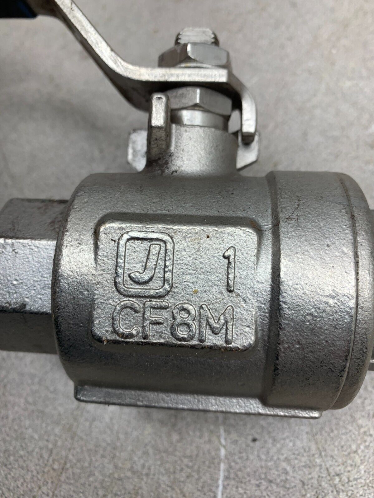 NEW NO BOX JAMESBURY 1000 CWP 1" CF8M STAINLESS BALL VALVE 6F-3600TT-B