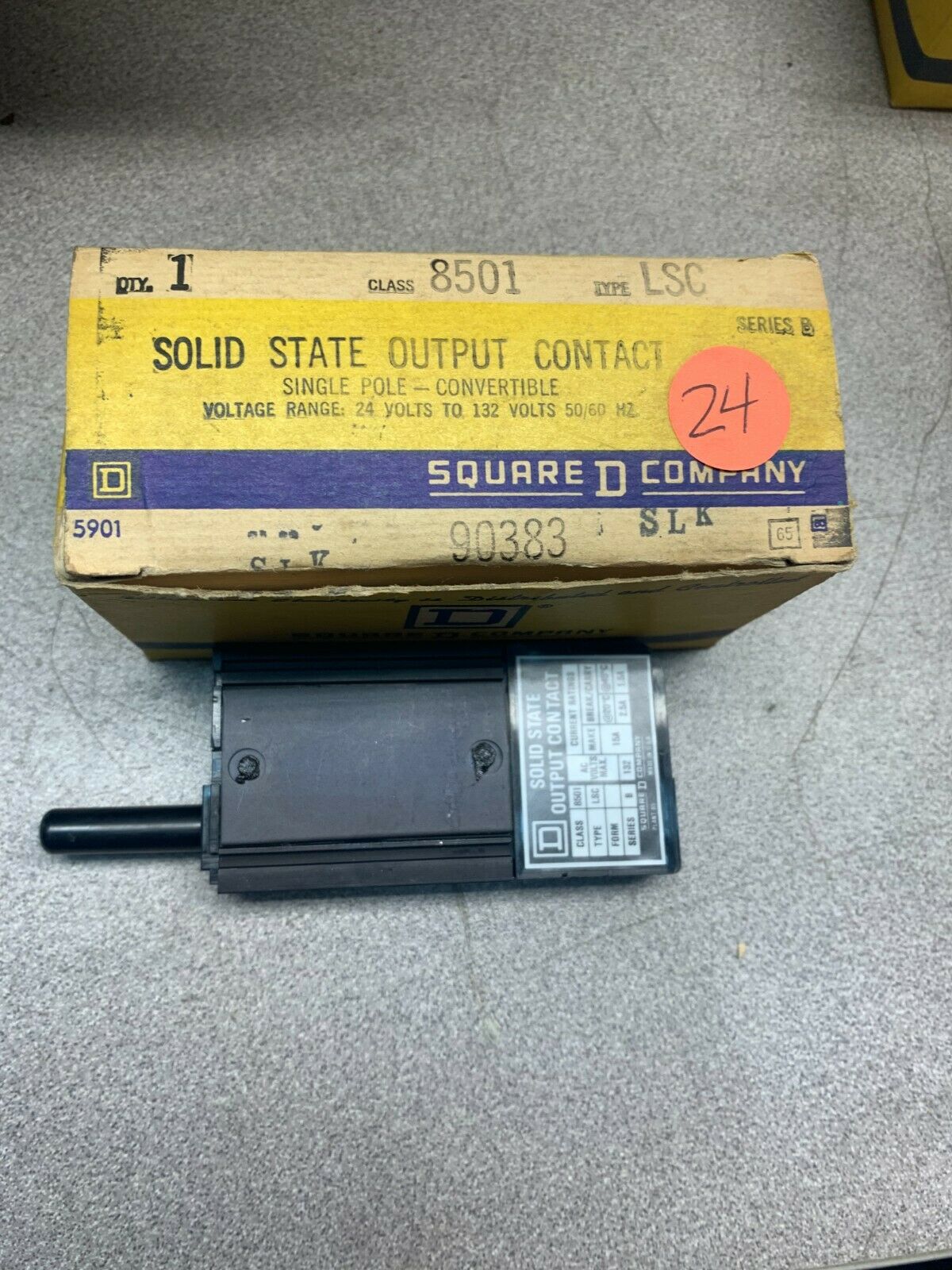NEW IN BOX SQUARE D CONTACT 8501 LSC