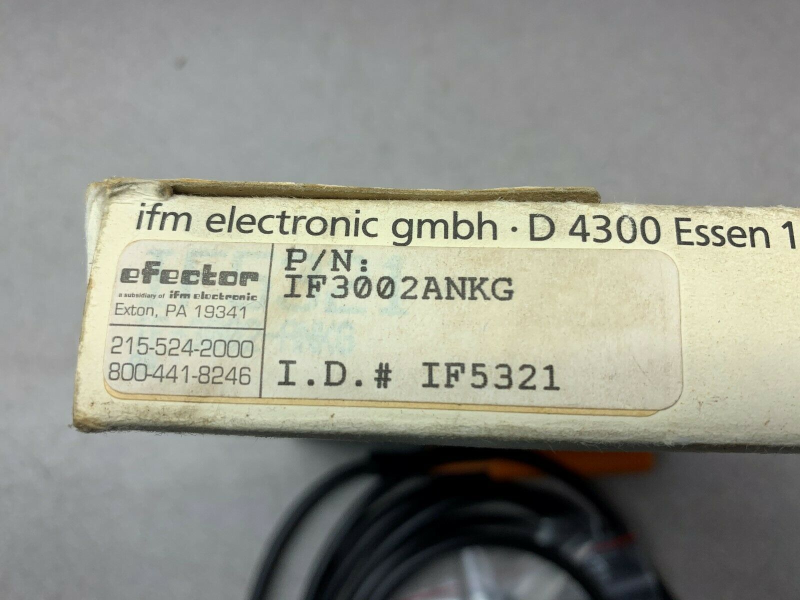 NEW IN BOX IFM SENSOR IF3002ANKG