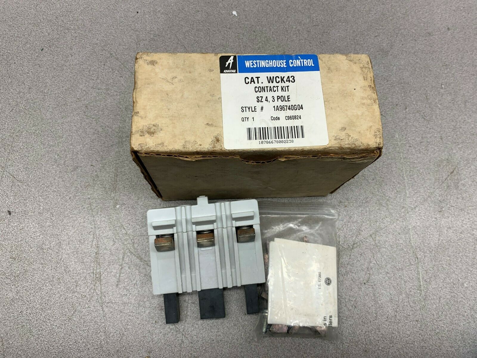 NEW IN BOX WESTINGHOUSE CONTACT KIT WCK43