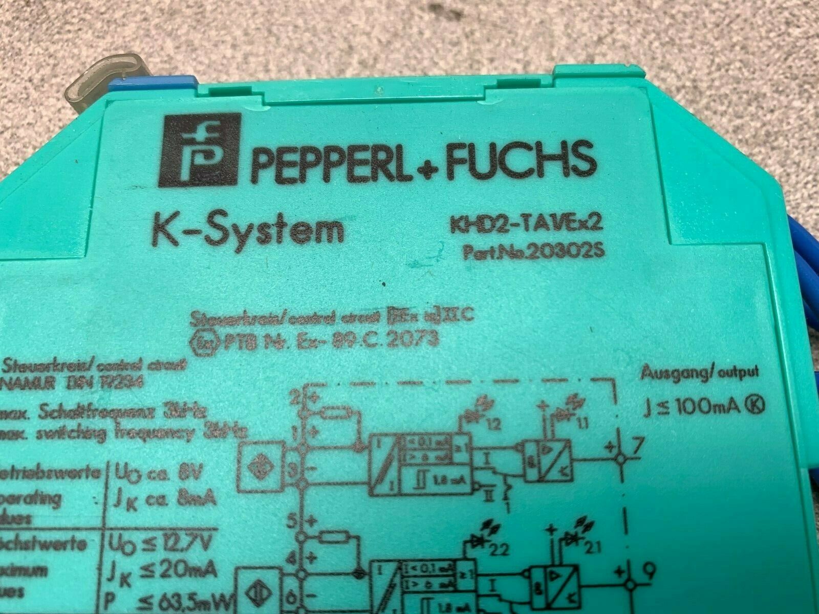 USED PEPPERL+FUCHS SWITCH MODULE KHD2-TA1/EX2