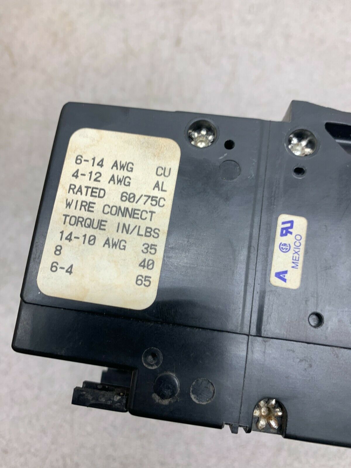 NEW NO BOX SENSATA AIPAX 3 POLE 27541-493 CIRCUIT BREAKER