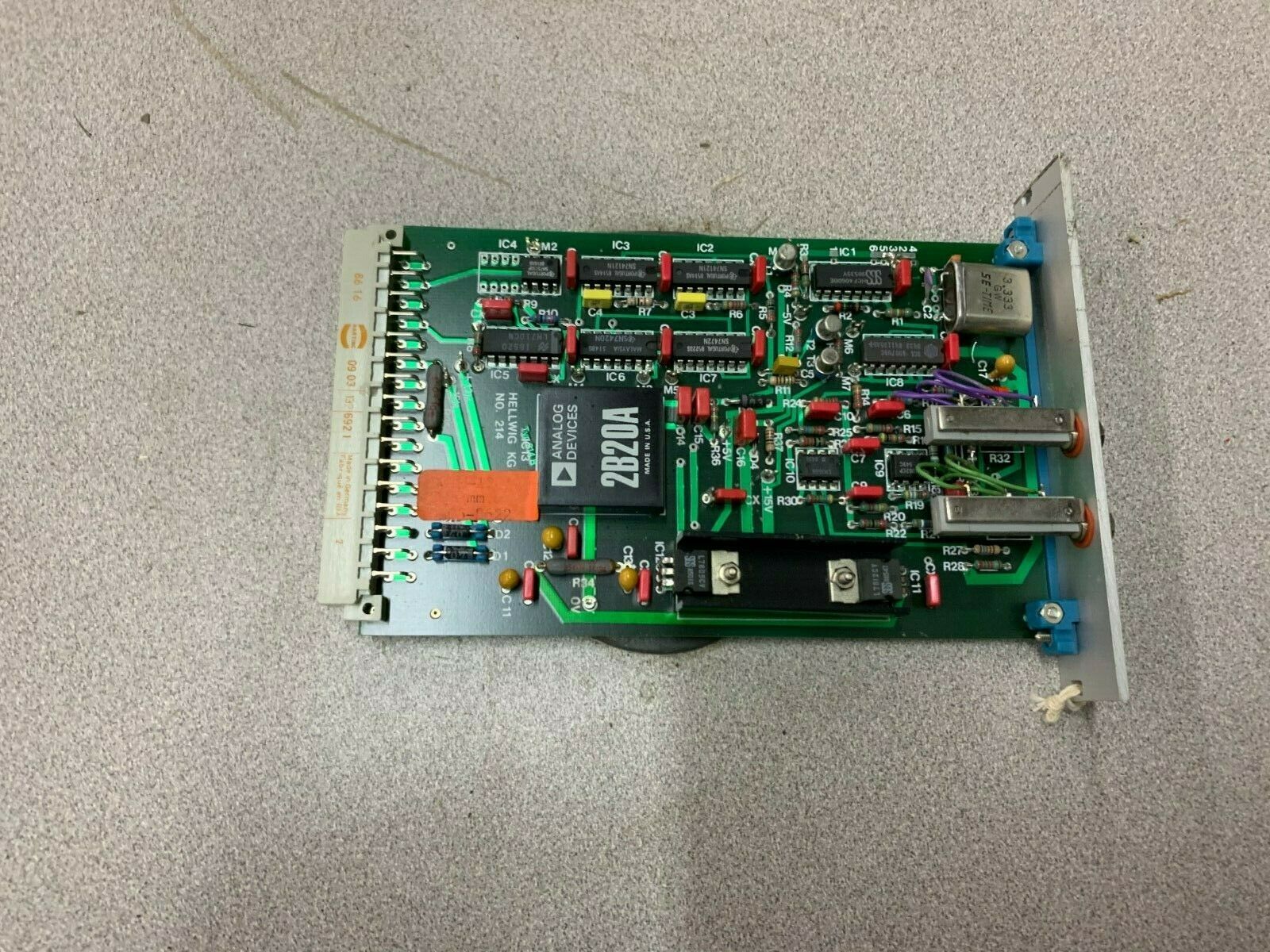 USED HARTING CIRCUIT BOARD 09031326921