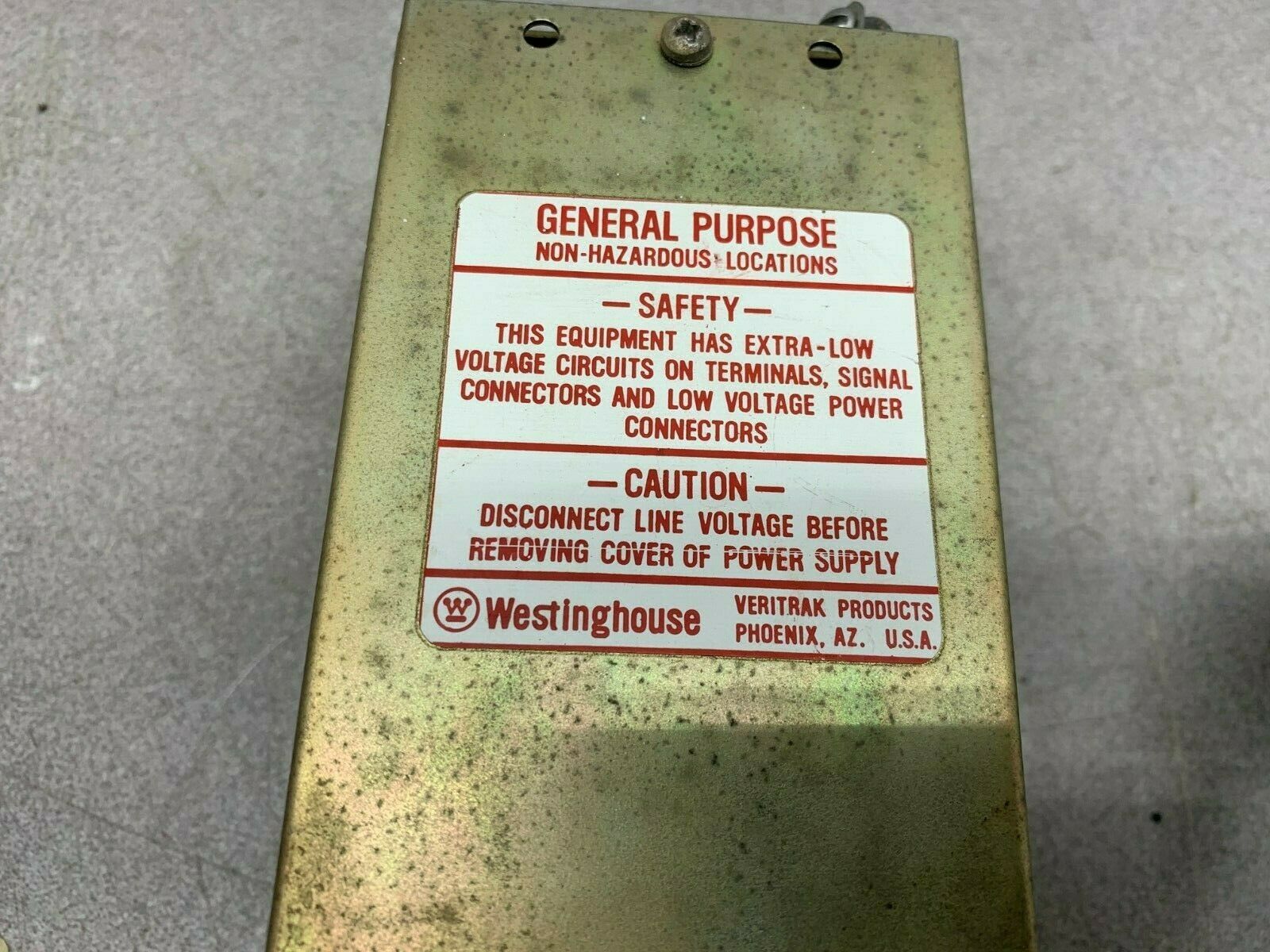 USED WESTINGHOUSE POWER SUPPLY 1501D18G02