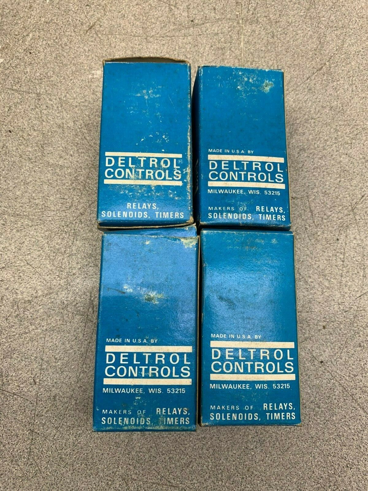 LOT OF 4 NEW IN BOX DELTROL RELAY 105 DPDT