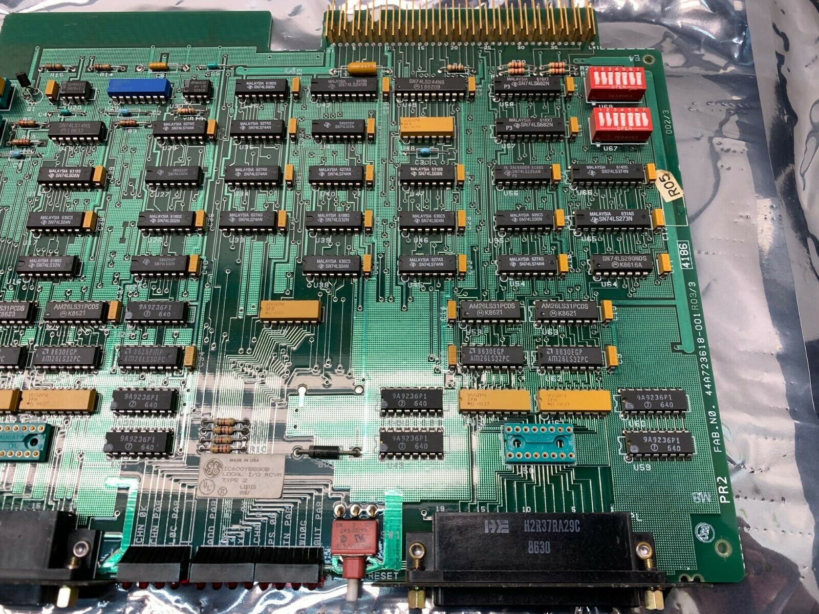 USED GENERAL ELECTRIC CIRCUIT BOARD IC600YB830B